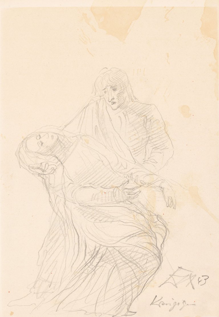 Auf diesem Bild ist das folgende Kunstwerk zu sehen: Otto Dix. „Kreuzigung“. 1943.