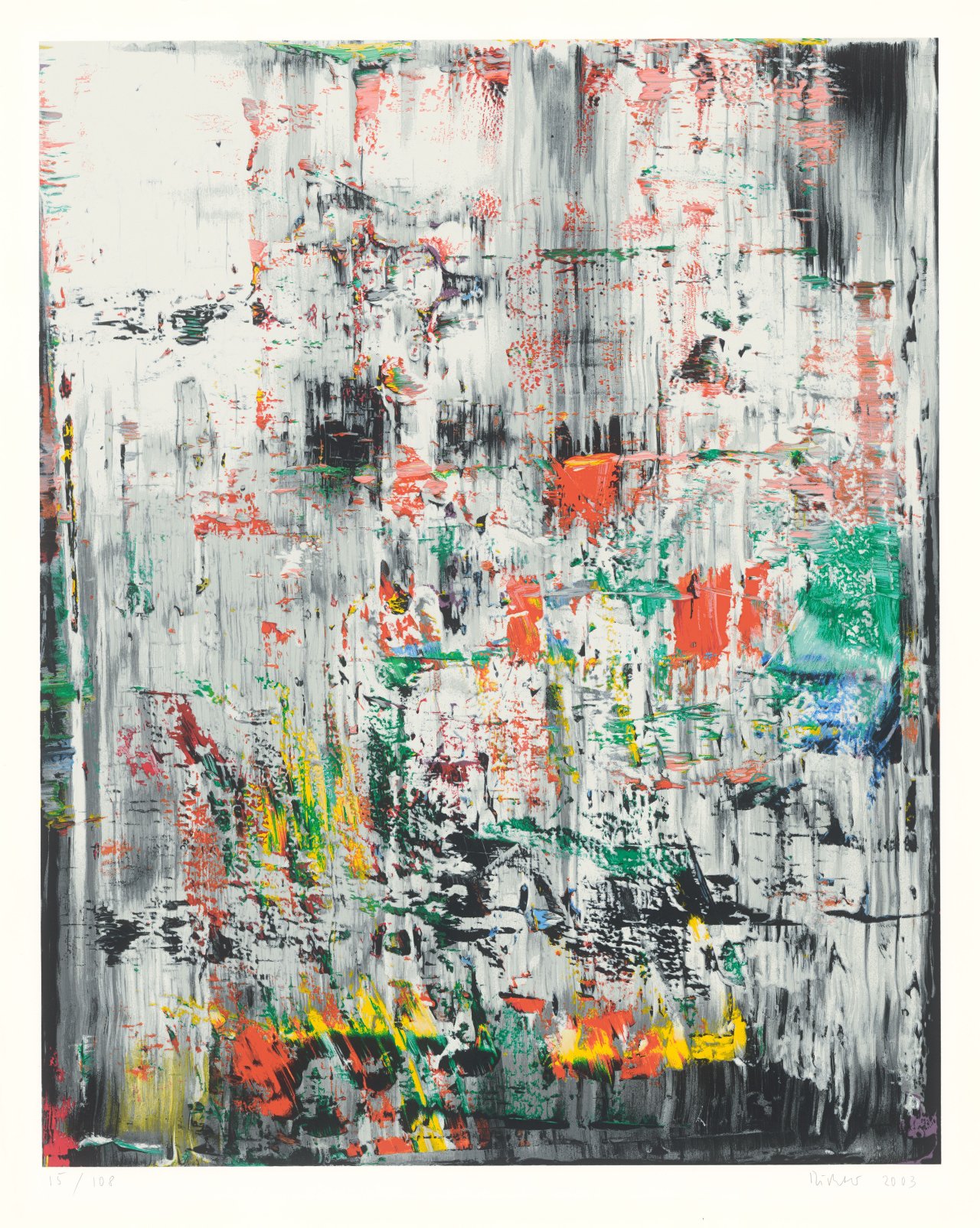 This picture shows the following artwork: Gerhard Richter. ”Ice 2”. 2003.