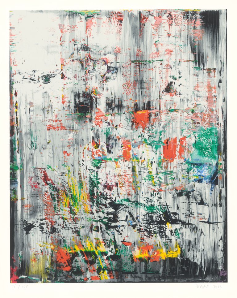 This picture shows the following artwork: Gerhard Richter. ”Ice 2”. 2003.