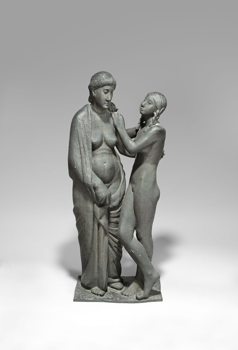 Auf diesem Bild ist das folgende Kunstwerk zu sehen: Gerhard Marcks. „Mutter und Tochter“. 1940.