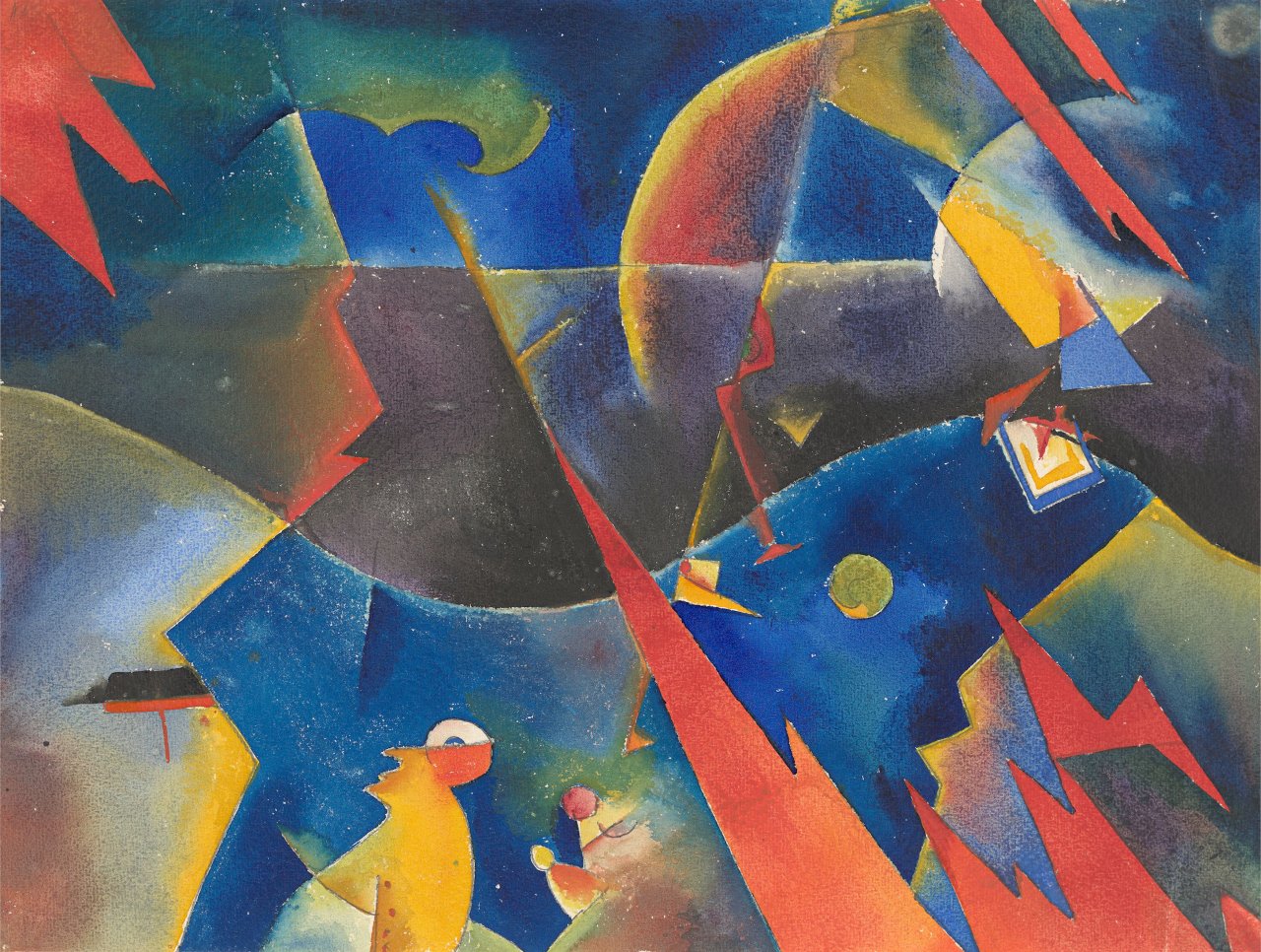 Auf diesem Bild ist das folgende Kunstwerk zu sehen: Rudolf Schlichter. Der Sturm. 1916-18.