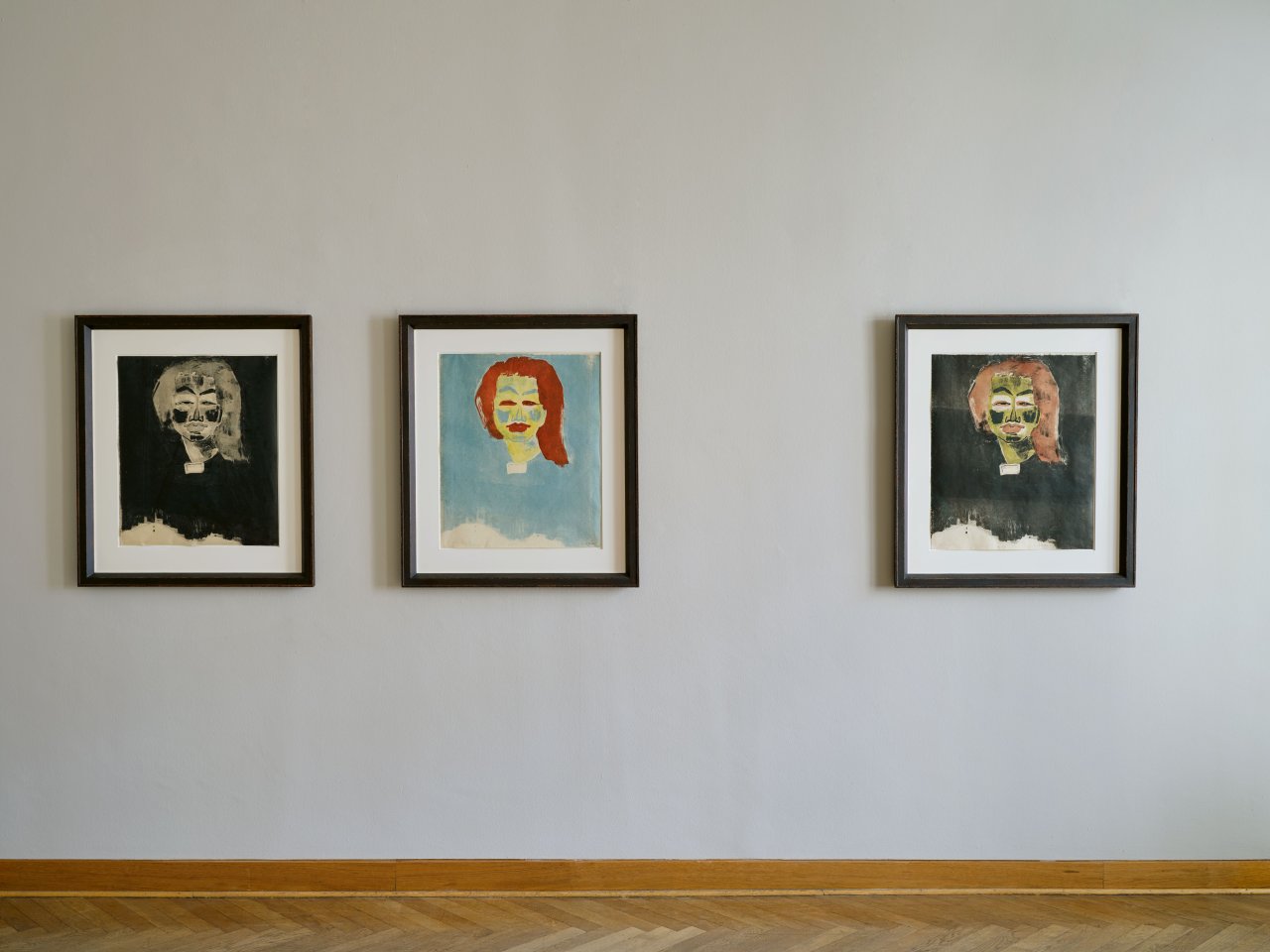 Auf diesem Bild ist das folgende Kunstwerk zu sehen: Emil Nolde. „Junge Dänin“. 1913.