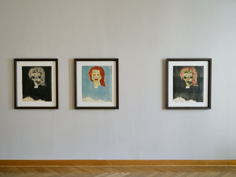 Auf diesem Bild ist das folgende Kunstwerk zu sehen: Emil Nolde. „Junge Dänin“. 1913.