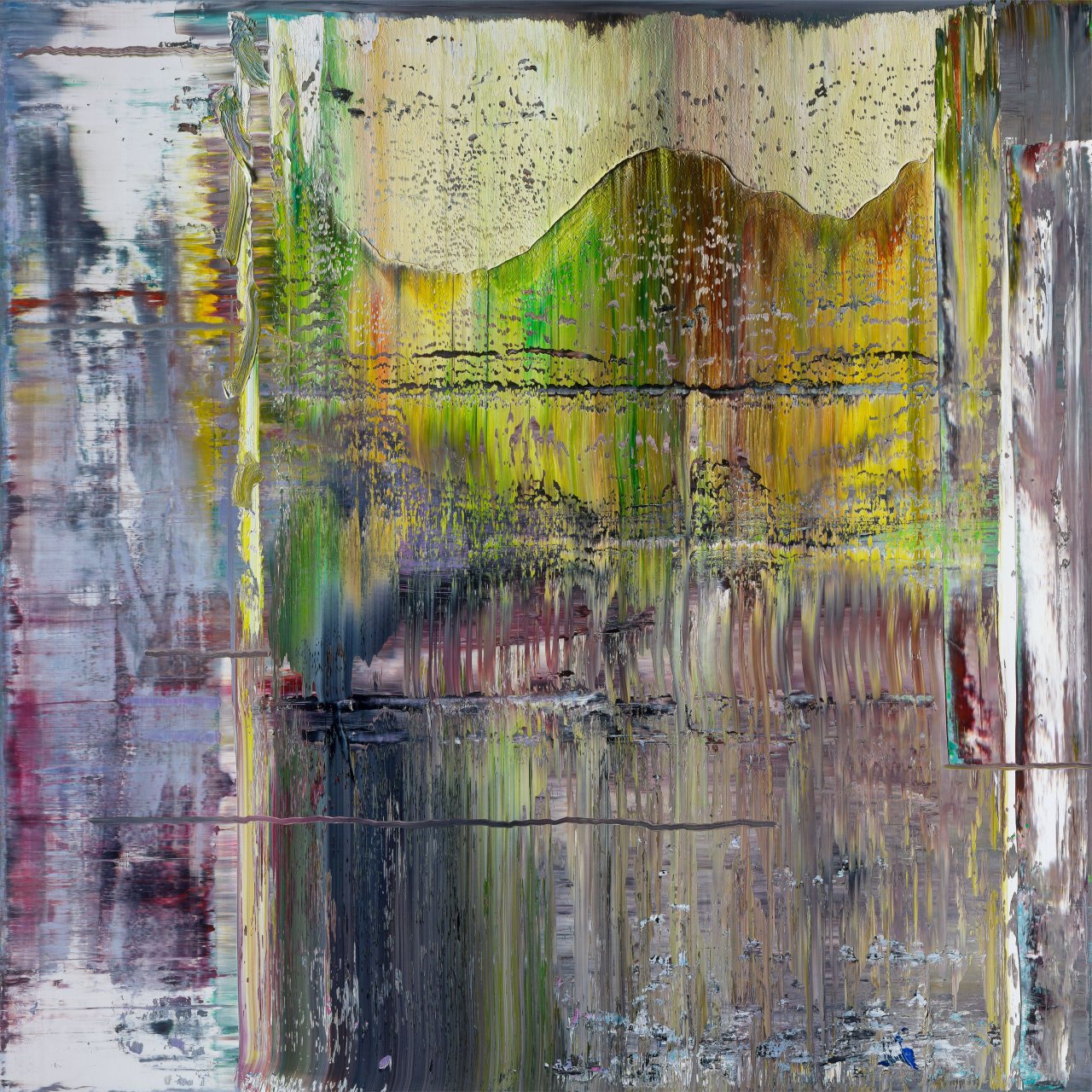 This picture shows the following artwork: Gerhard Richter. ”Haggadah (P2)”. 2014.