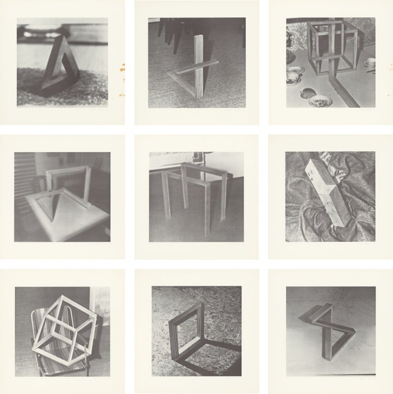 This picture shows the following artwork: Gerhard Richter. ”Neun Objekte”. 1969.