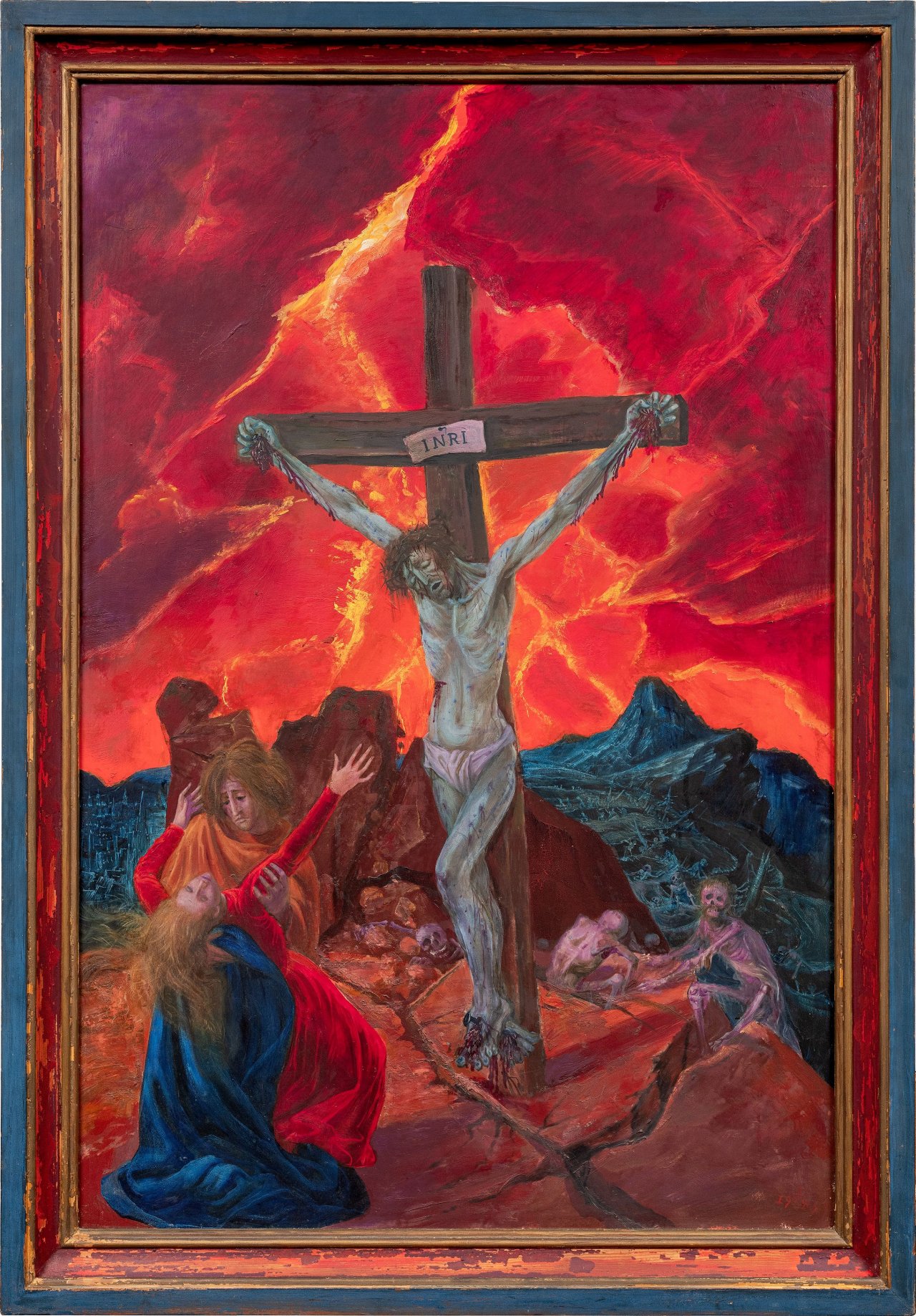 Auf diesem Bild ist das folgende Kunstwerk zu sehen: Otto Dix. „Kreuzigung“. 1943.