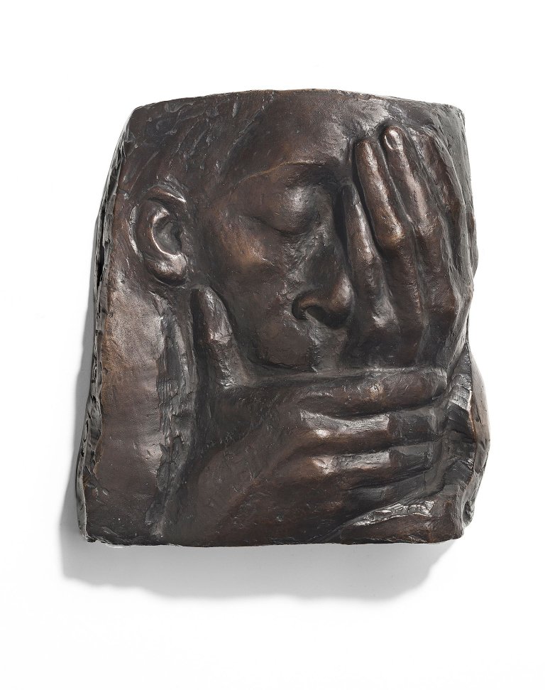 Auf diesem Bild ist das folgende Kunstwerk zu sehen: Käthe Kollwitz. „Die Klage“. 1938/41.