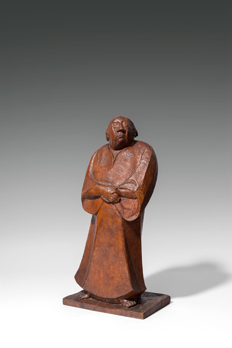 Auf diesem Bild ist das folgende Kunstwerk zu sehen: Ernst Barlach. „Der Wartende“. 1924.