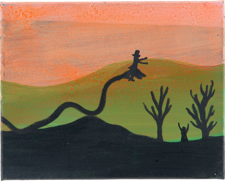 Auf diesem Bild ist das folgende Kunstwerk zu sehen: Daniel Richter. „Freud“. 2005.