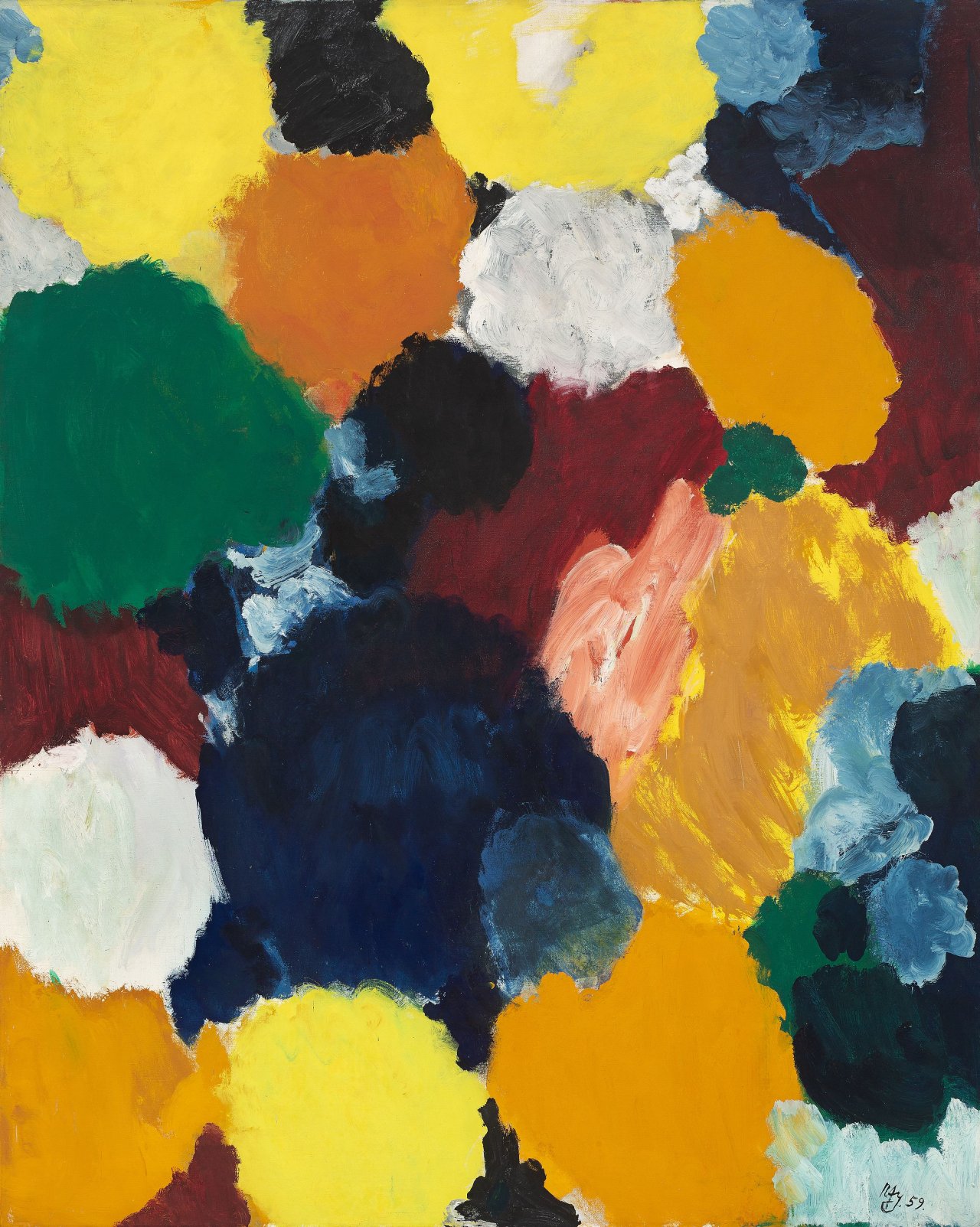 Auf diesem Bild ist das folgende Kunstwerk zu sehen: Ernst Wilhelm Nay. „Epsilon“. 1959.