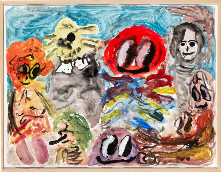 Auf diesem Bild ist das folgende Kunstwerk zu sehen: André Butzer. Ohne Titel. 2003.