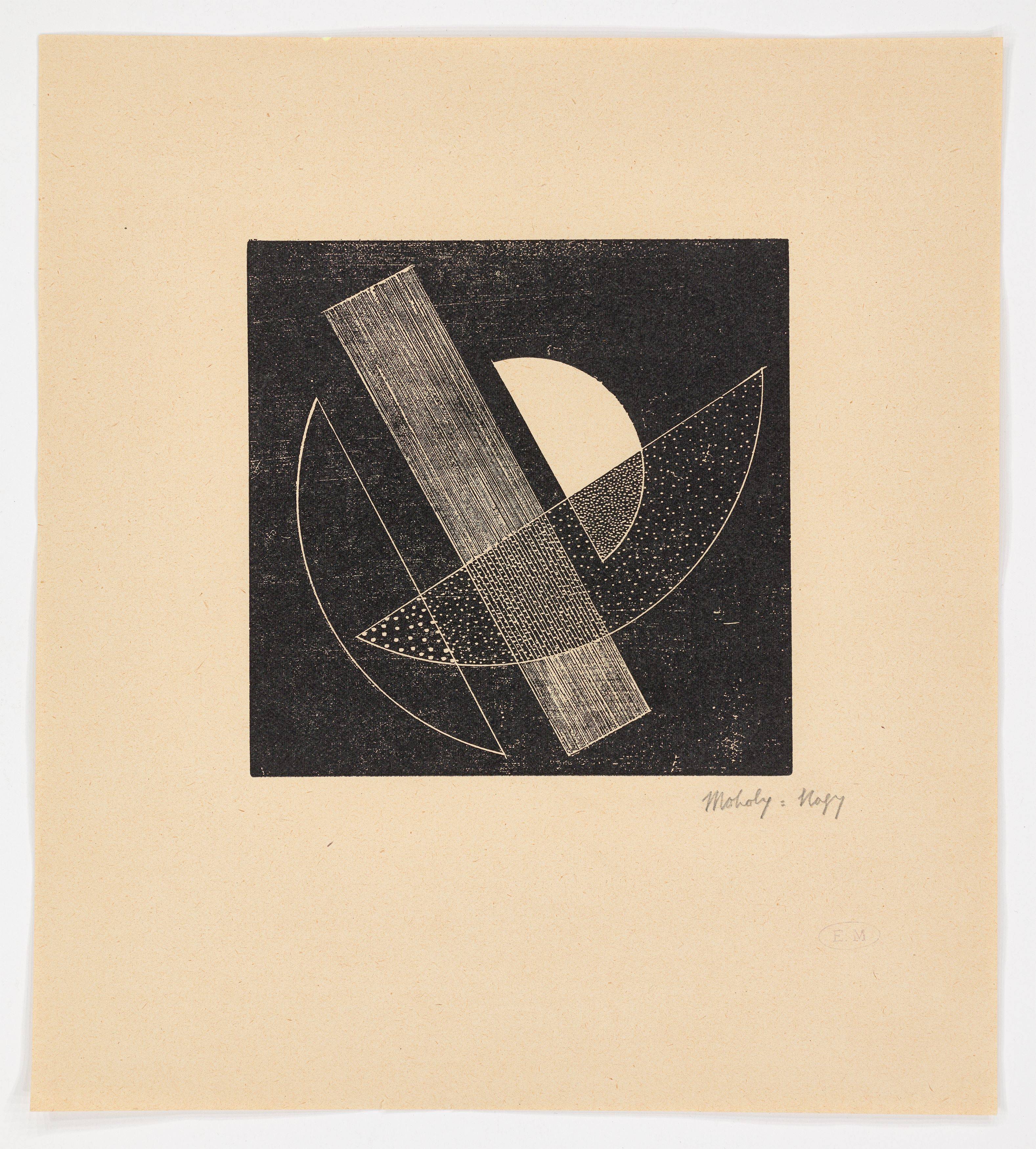 Auf diesem Bild ist das folgende Kunstwerk zu sehen: László Moholy-Nagy. Ohne Titel. 1923.