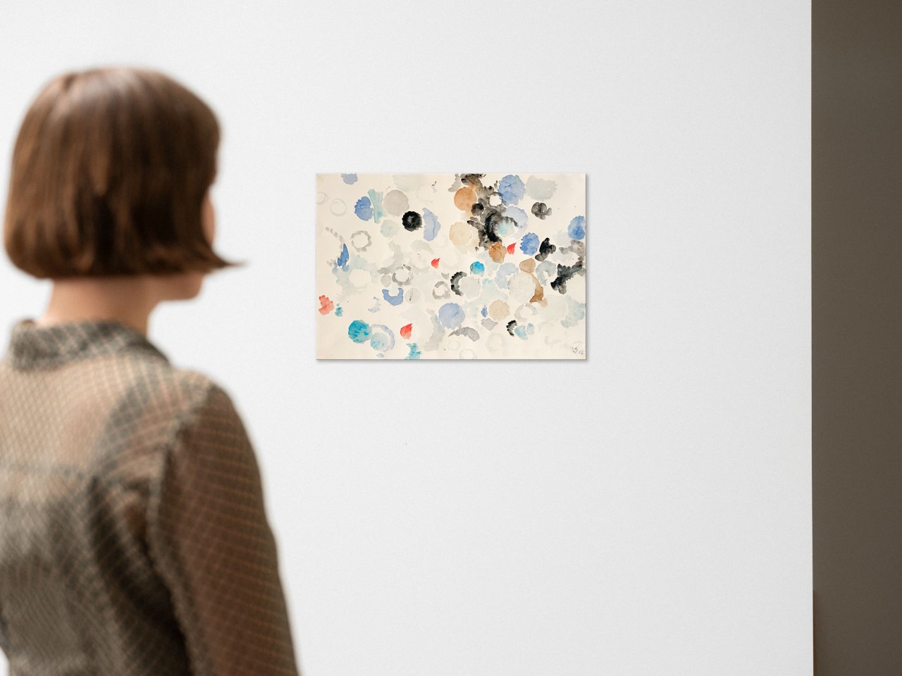 Auf diesem Bild ist das folgende Kunstwerk zu sehen: Ernst Wilhelm Nay. „Firmament“. 1956.