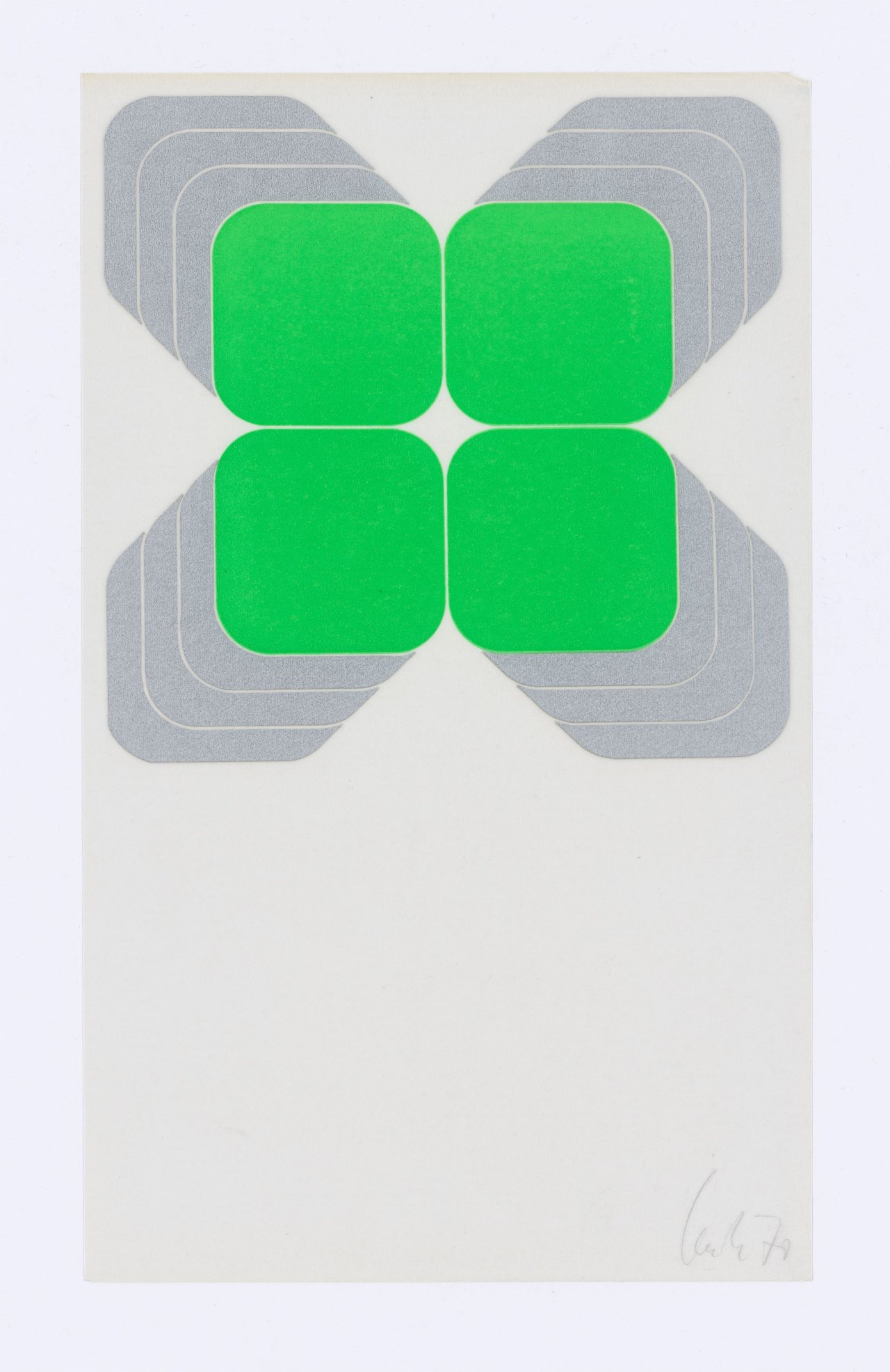 This picture shows the following artwork:  Portfolio. ”XXXV biennale di venezia padiglione tedesco”. 1970/71.