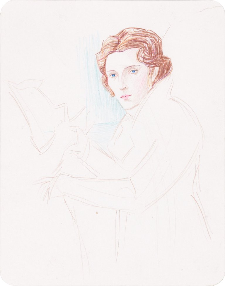 Auf diesem Bild ist das folgende Kunstwerk zu sehen: Elizabeth Peyton. Ohne Titel. 2002.