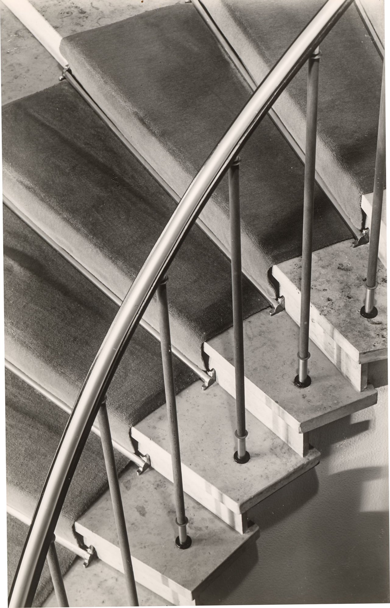 This picture shows the following artwork: Max Baur. Collection: Stairwells. 1950s.