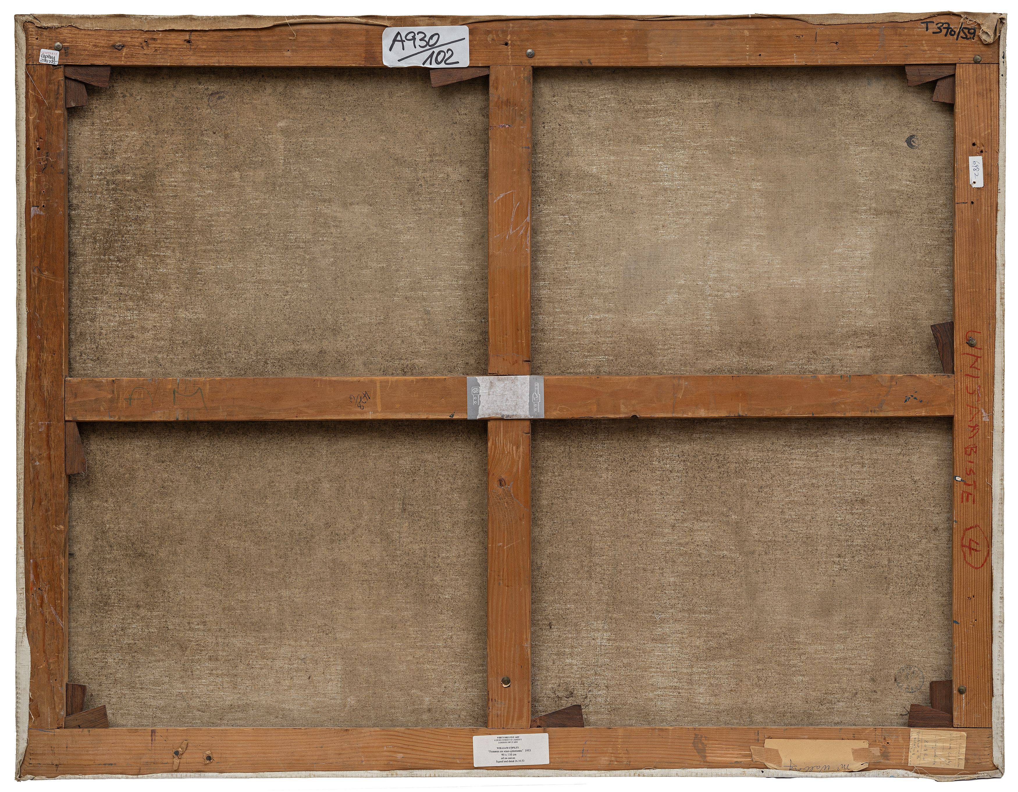 This picture shows the following artwork: William N. Copley. Unijambiste. 1953.