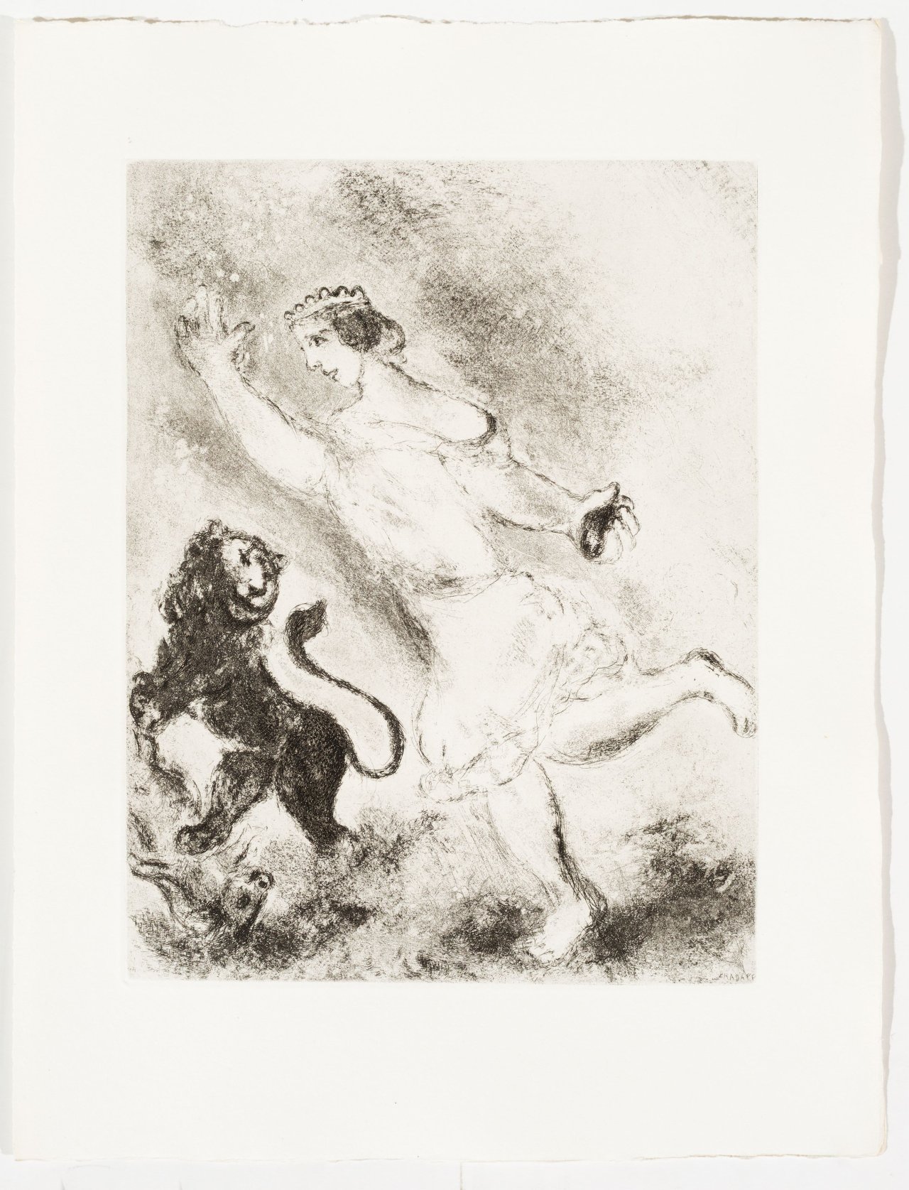 This picture shows the following artwork: Marc Chagall. ”Bible”. 1956.