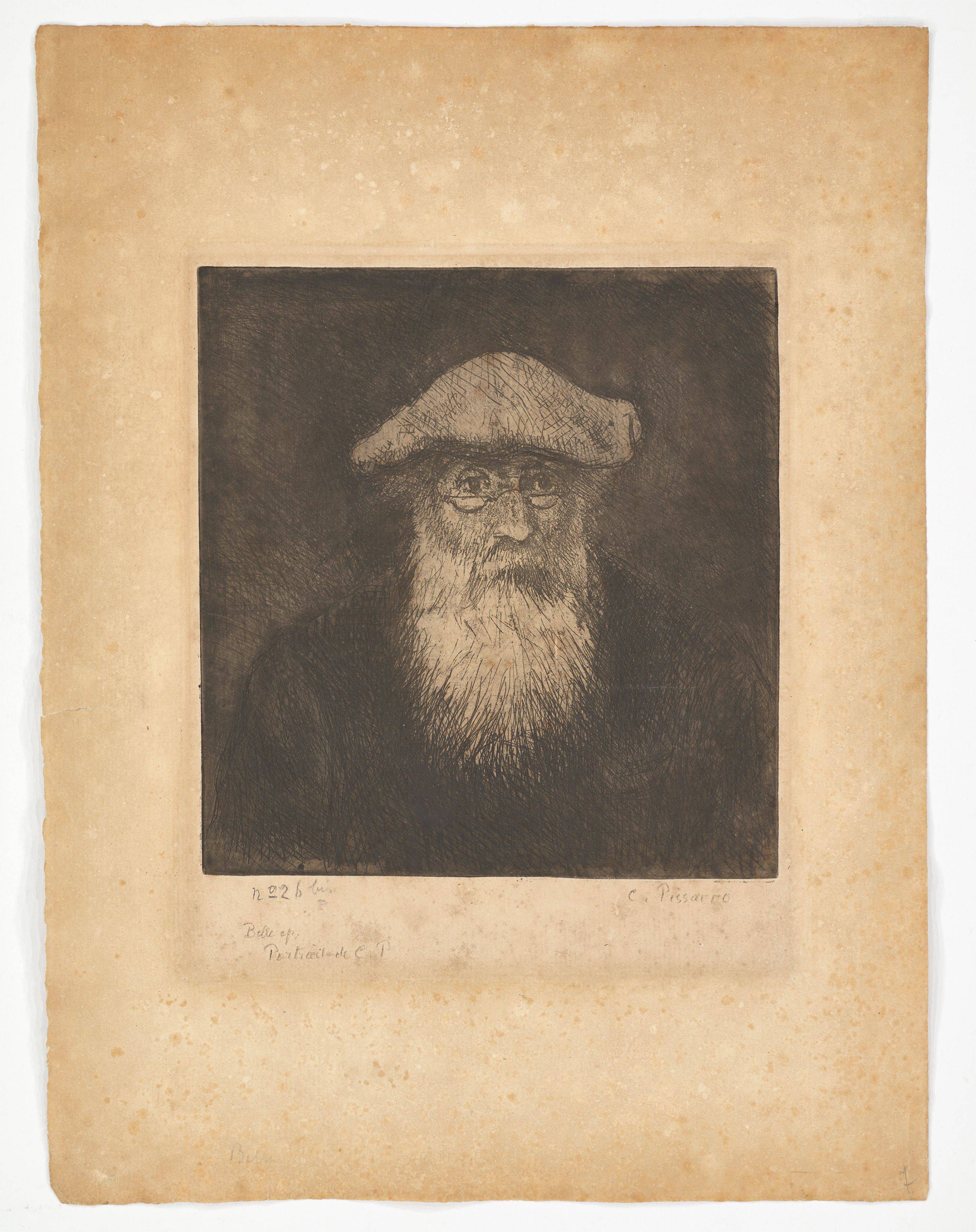 Auf diesem Bild ist das folgende Kunstwerk zu sehen: Camille Pissarro. „Camille Pissarro, par lui-même“. Um 1890.