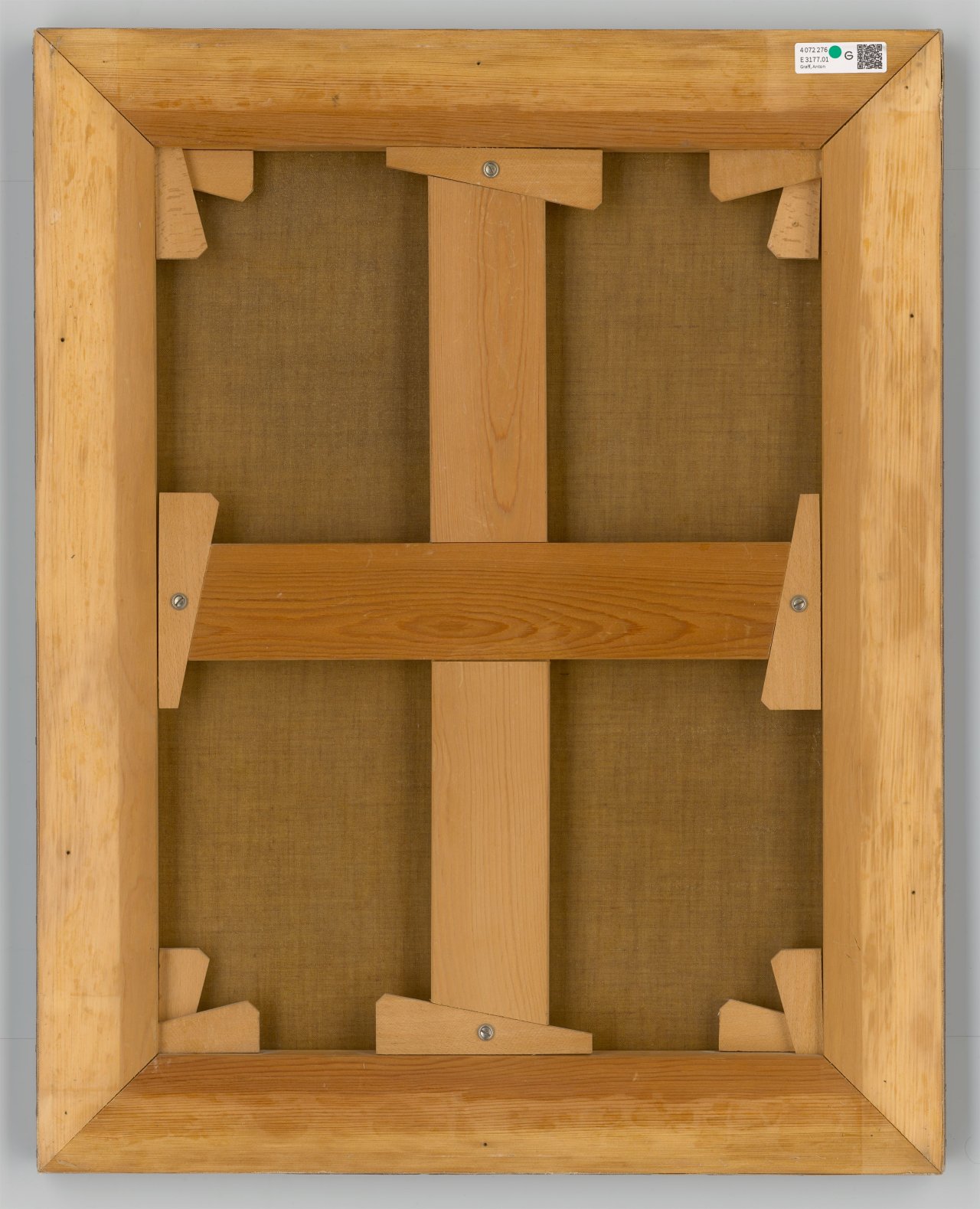 This picture shows the following artwork: Anton Graff. Portrait of a Young Woman (the Artist Dora Stock). Circa 1785.