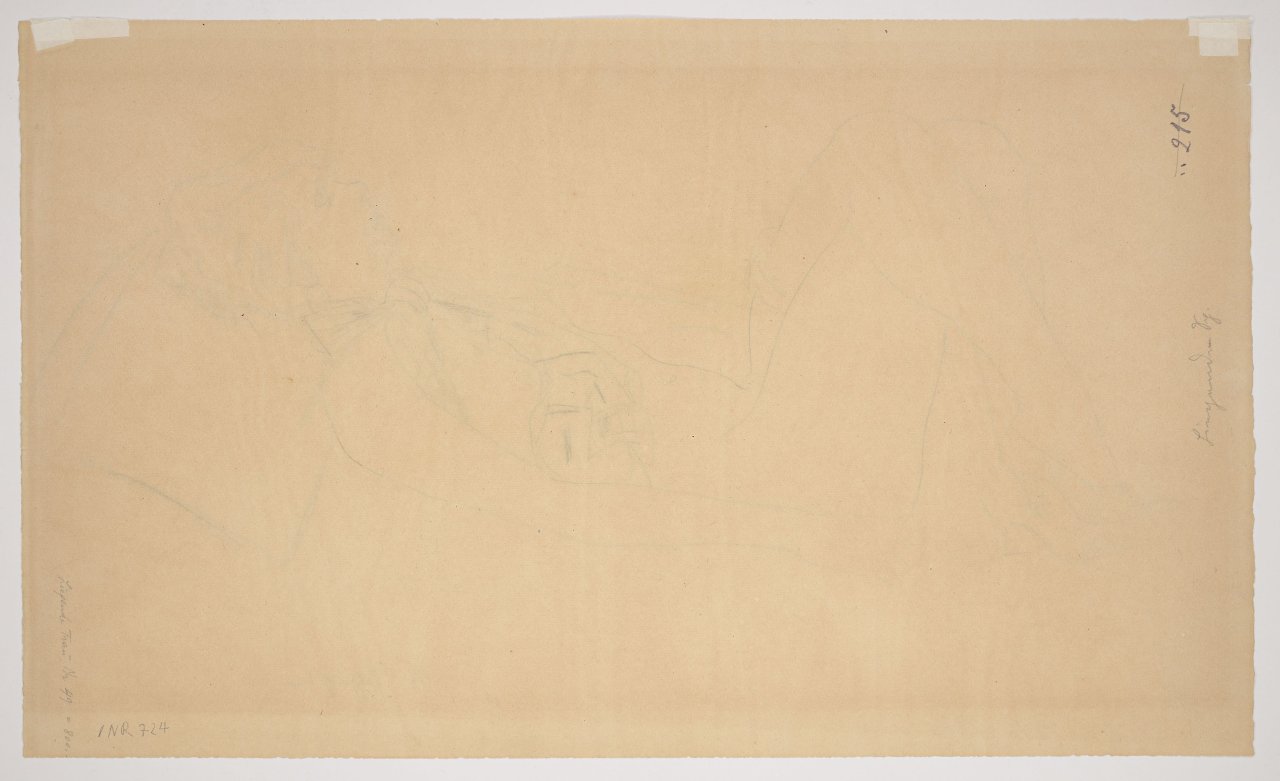 This picture shows the following artwork: Rudolf Schlichter. ”Liegende Speedy”.