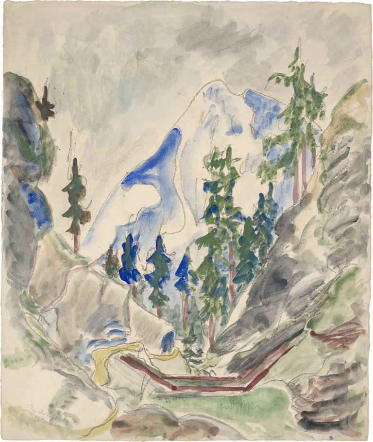 Auf diesem Bild ist das folgende Kunstwerk zu sehen: Erich Heckel. „Talende“. 1923.