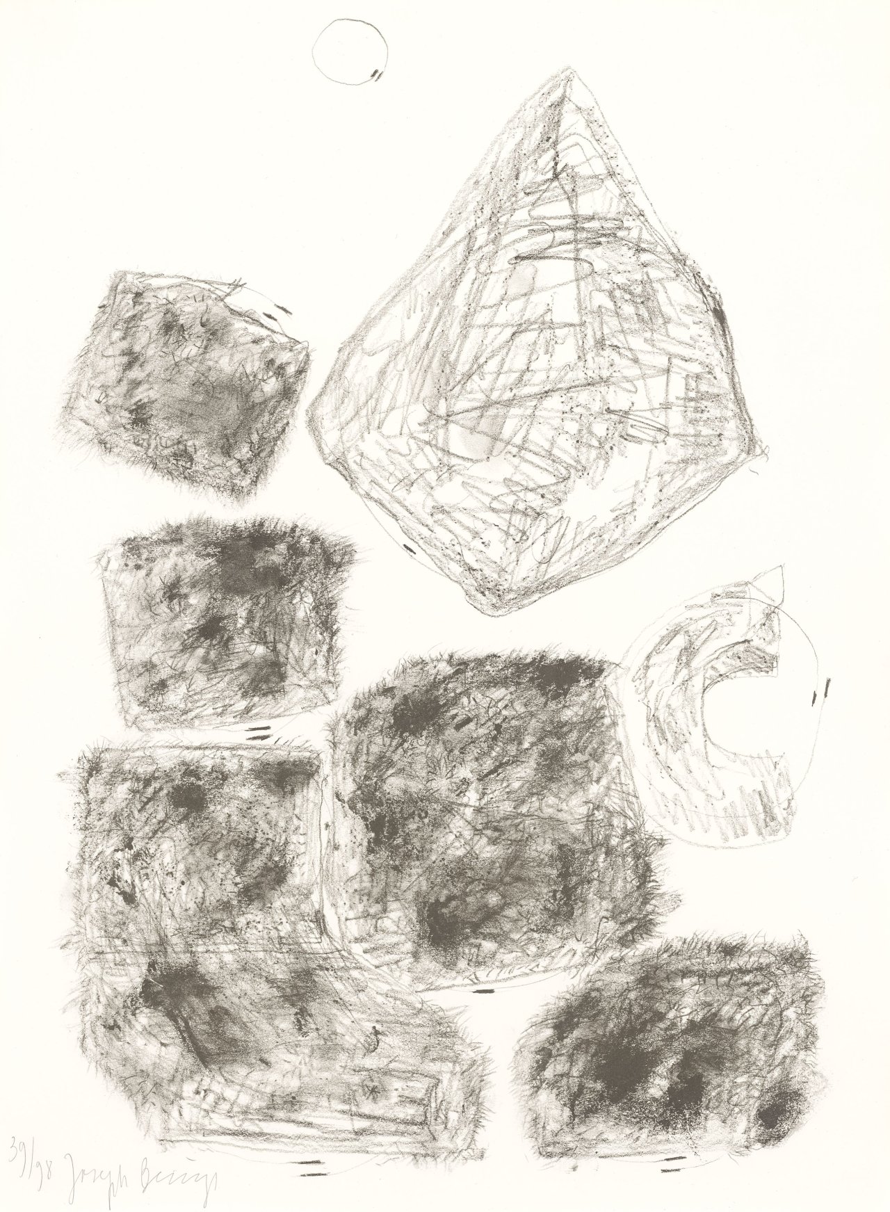 This picture shows the following artwork: Joseph Beuys. From: ”Spur II”. 1977.