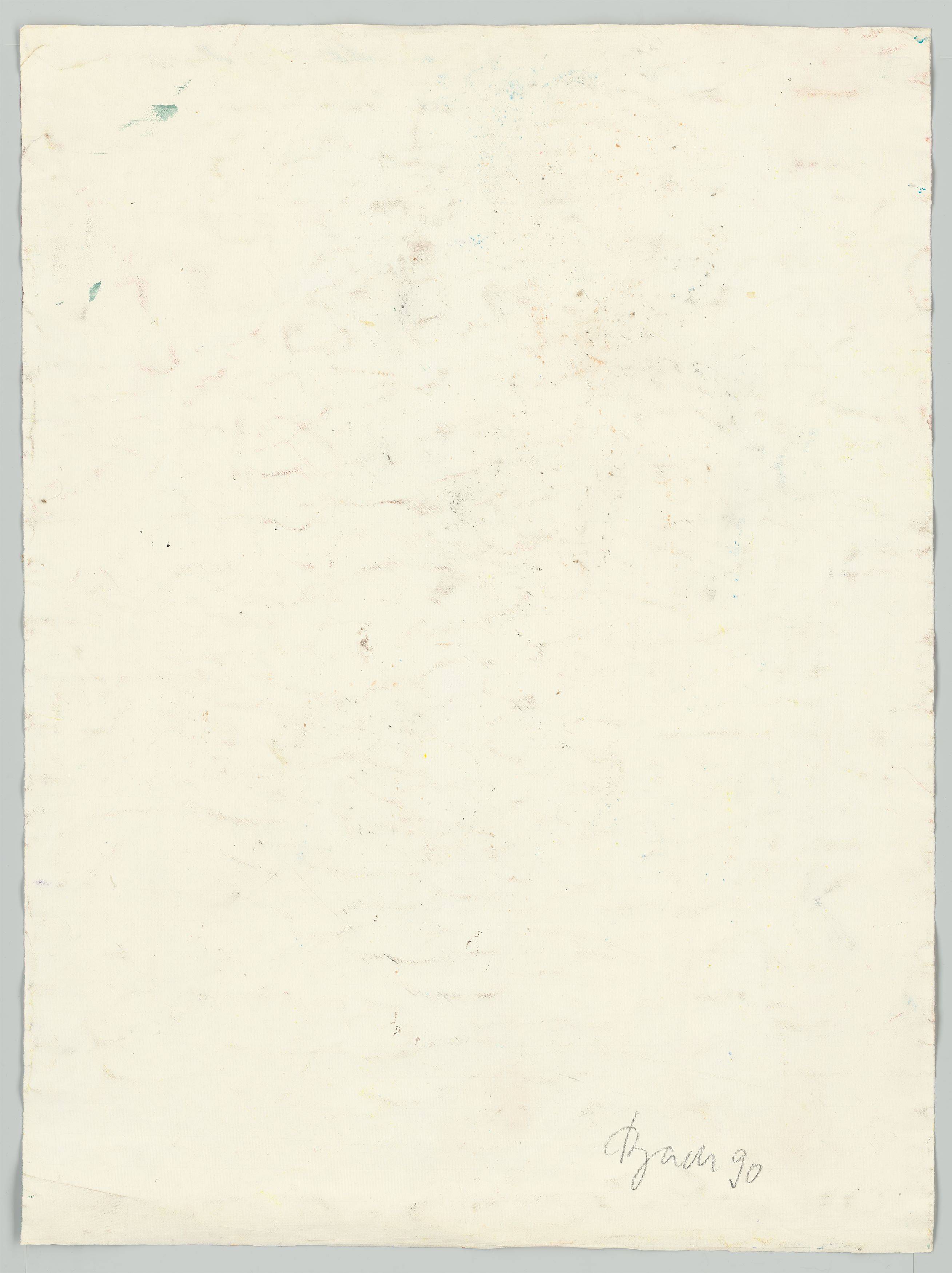 Auf diesem Bild ist das folgende Kunstwerk zu sehen: Elvira Bach. Zwei sich Umarmende. 1990.