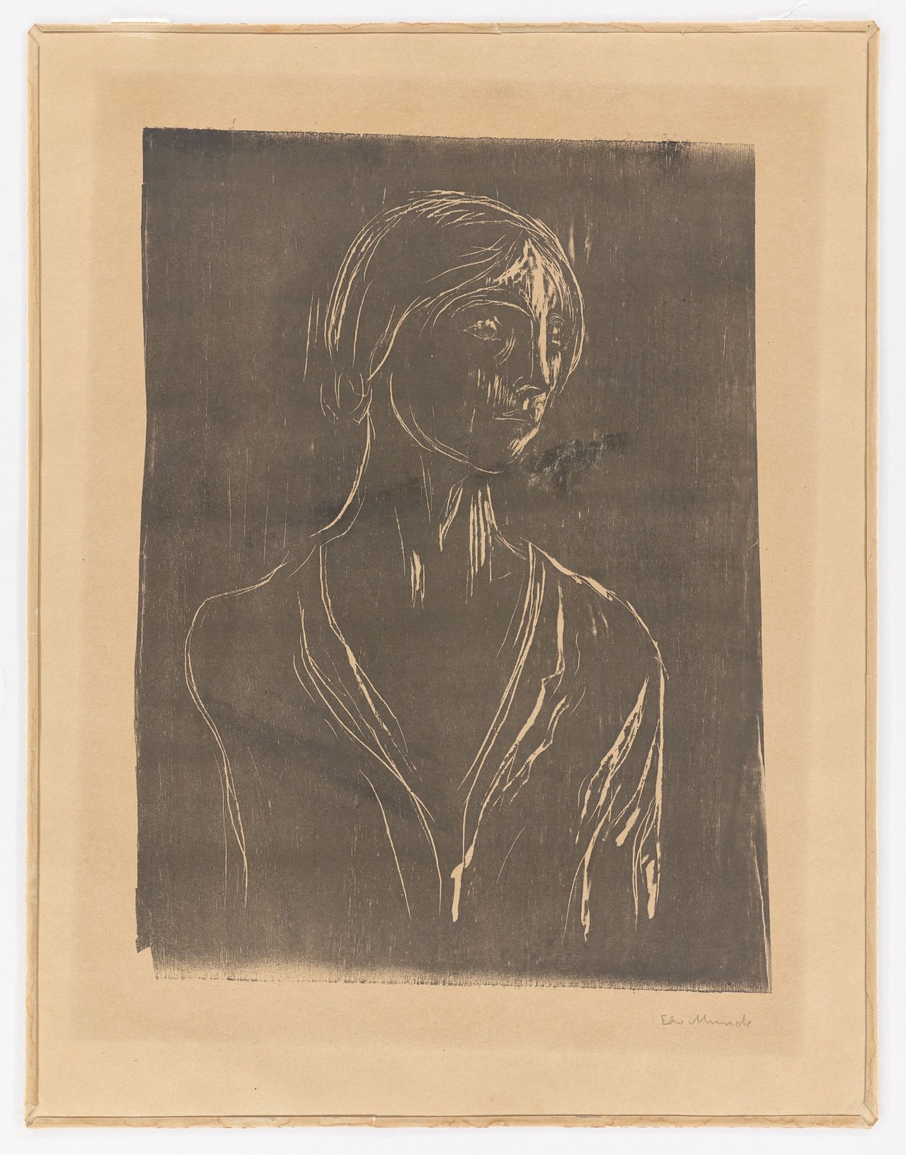 Auf diesem Bild ist das folgende Kunstwerk zu sehen: Edvard Munch. „Birgitte I“. 1930.