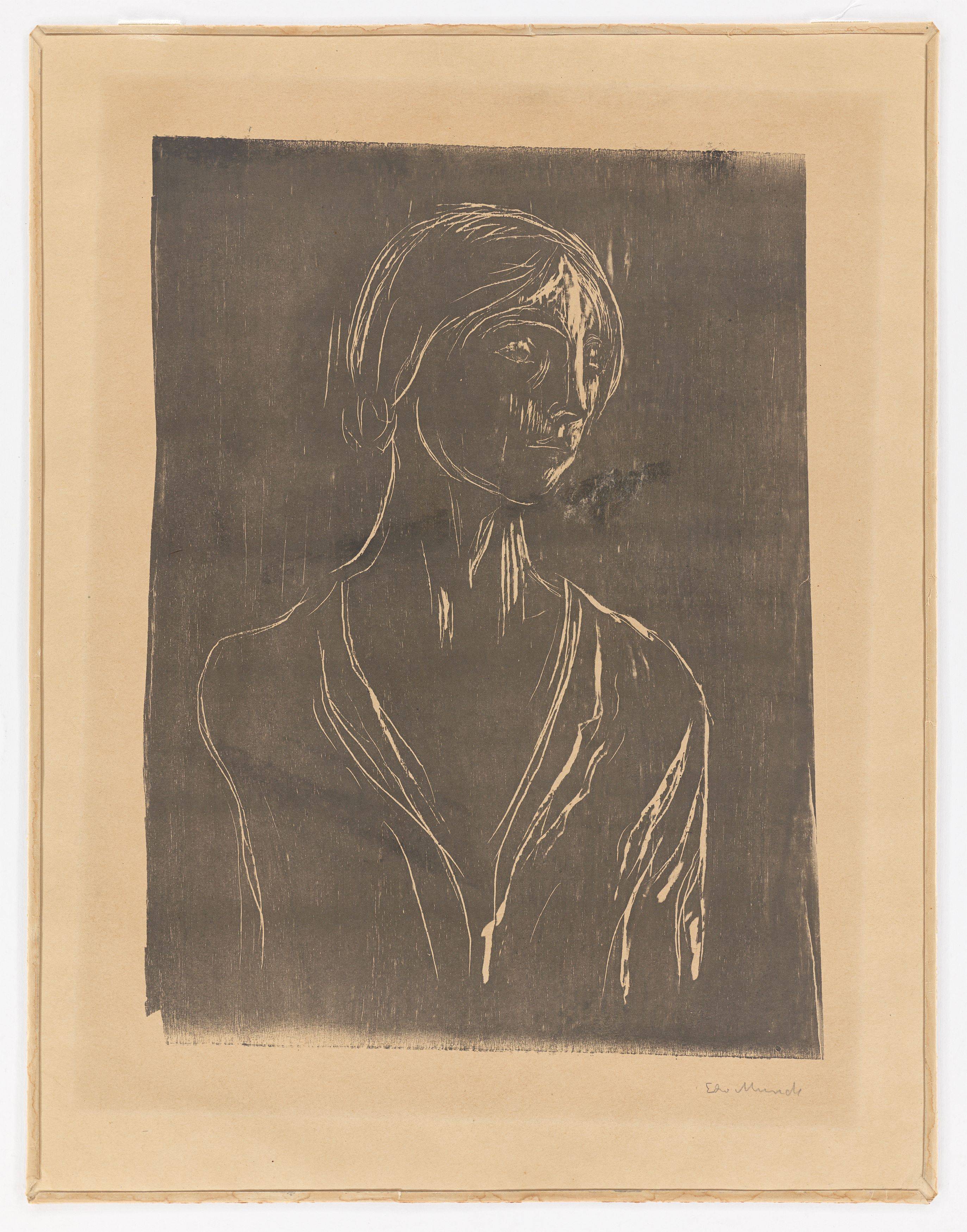 Auf diesem Bild ist das folgende Kunstwerk zu sehen: Edvard Munch. „Birgitte I“. 1930.