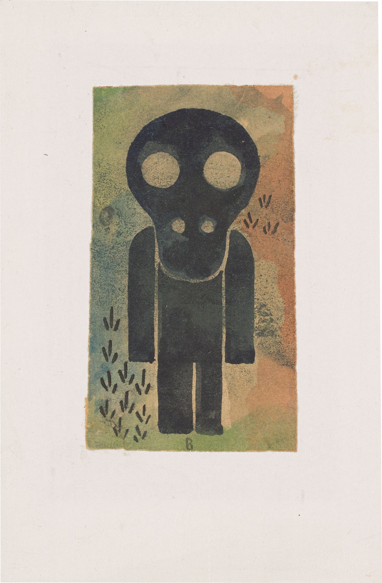 Auf diesem Bild ist das folgende Kunstwerk zu sehen: Gottfried Brockmann. „Eifelgeist“, aus der Serie: „Eifelwanderung“. 1927.