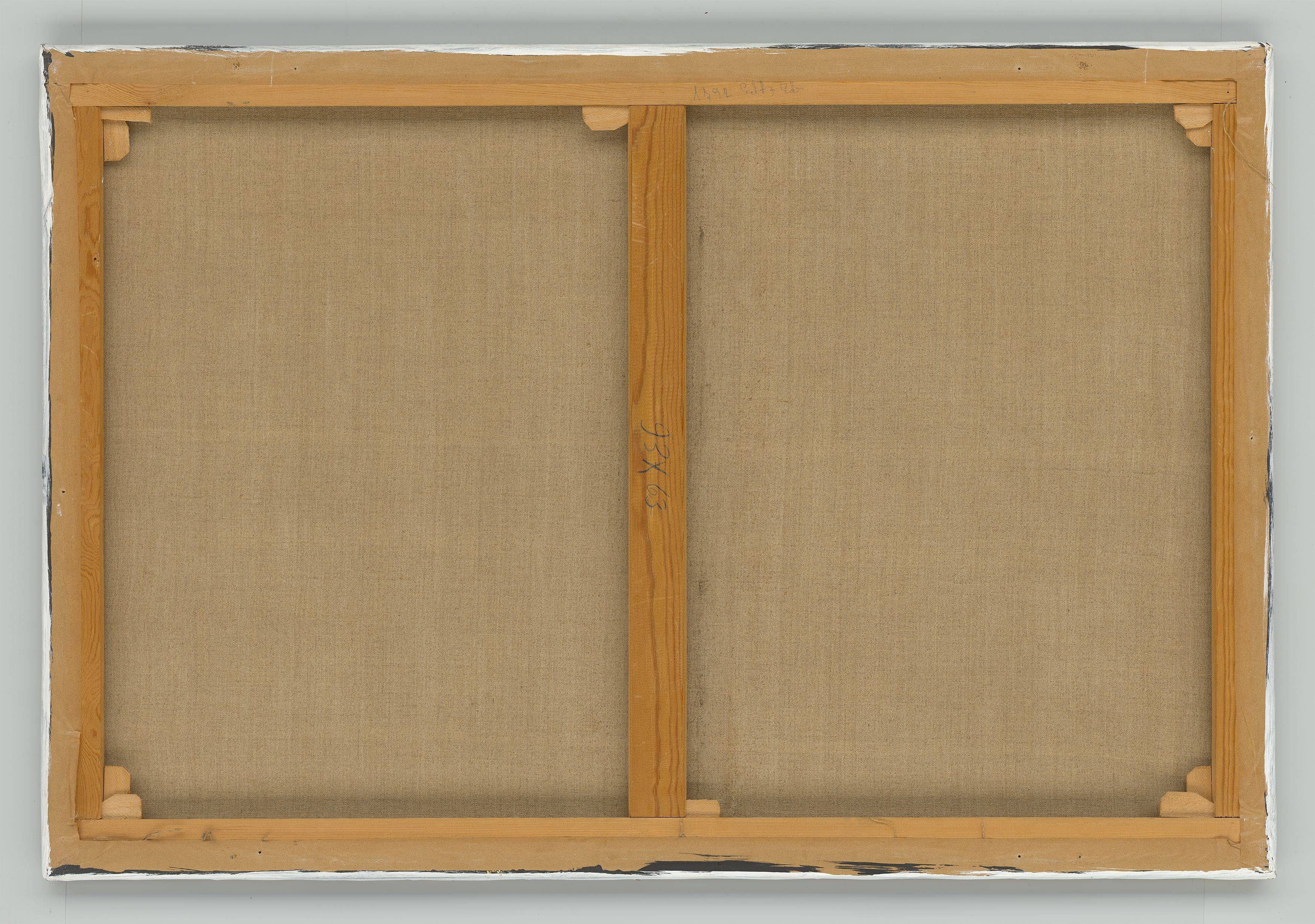 This picture shows the following artwork: Pierre Alechinsky. ”Où est Sebastien Night ?”. 1974.