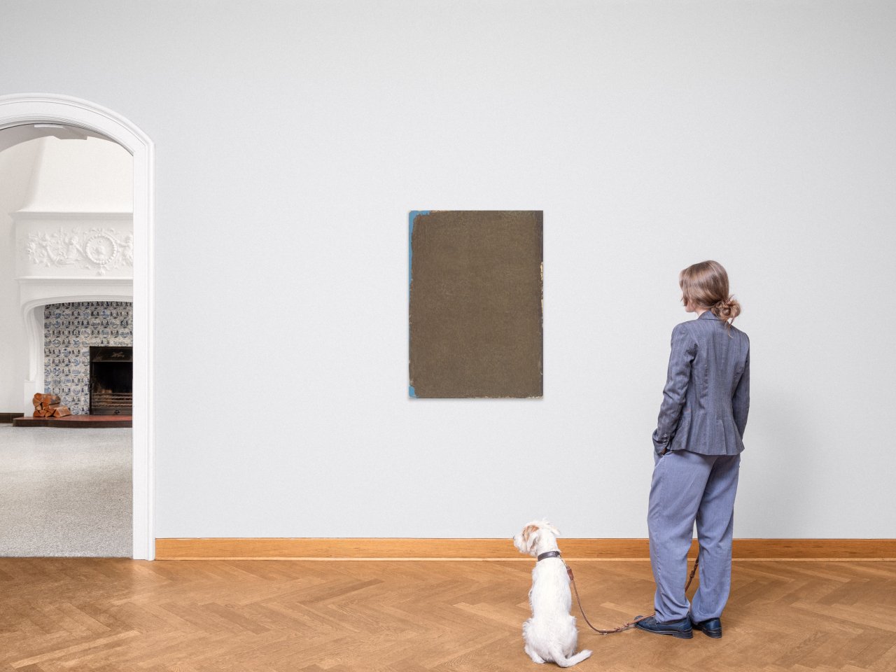 Auf diesem Bild ist das folgende Kunstwerk zu sehen: Jules Olitski. „Without Wispering 1“. 1974.