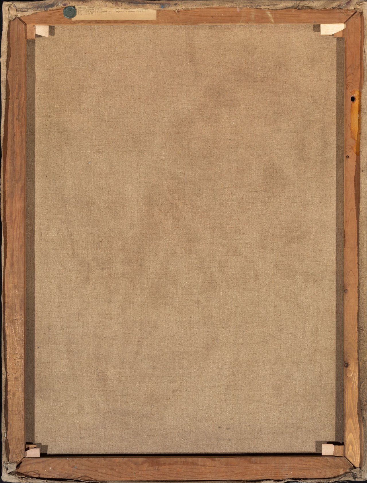 This picture shows the following artwork: Karl Hofer. ”Mädchen mit Blumenstrauß”. 1943.