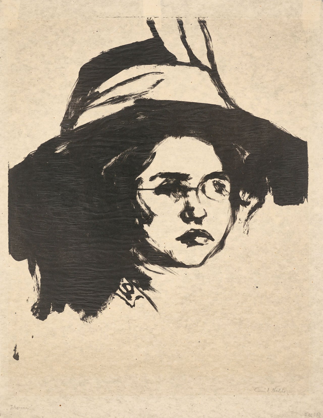 This picture shows the following artwork: Emil Nolde. ”Johanna”. 1911.