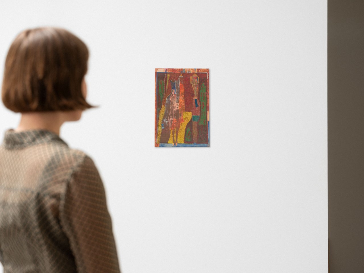 This picture shows the following artwork: Gerhard Altenbourg. ”Figuren im Feuerlaub”. 1955.