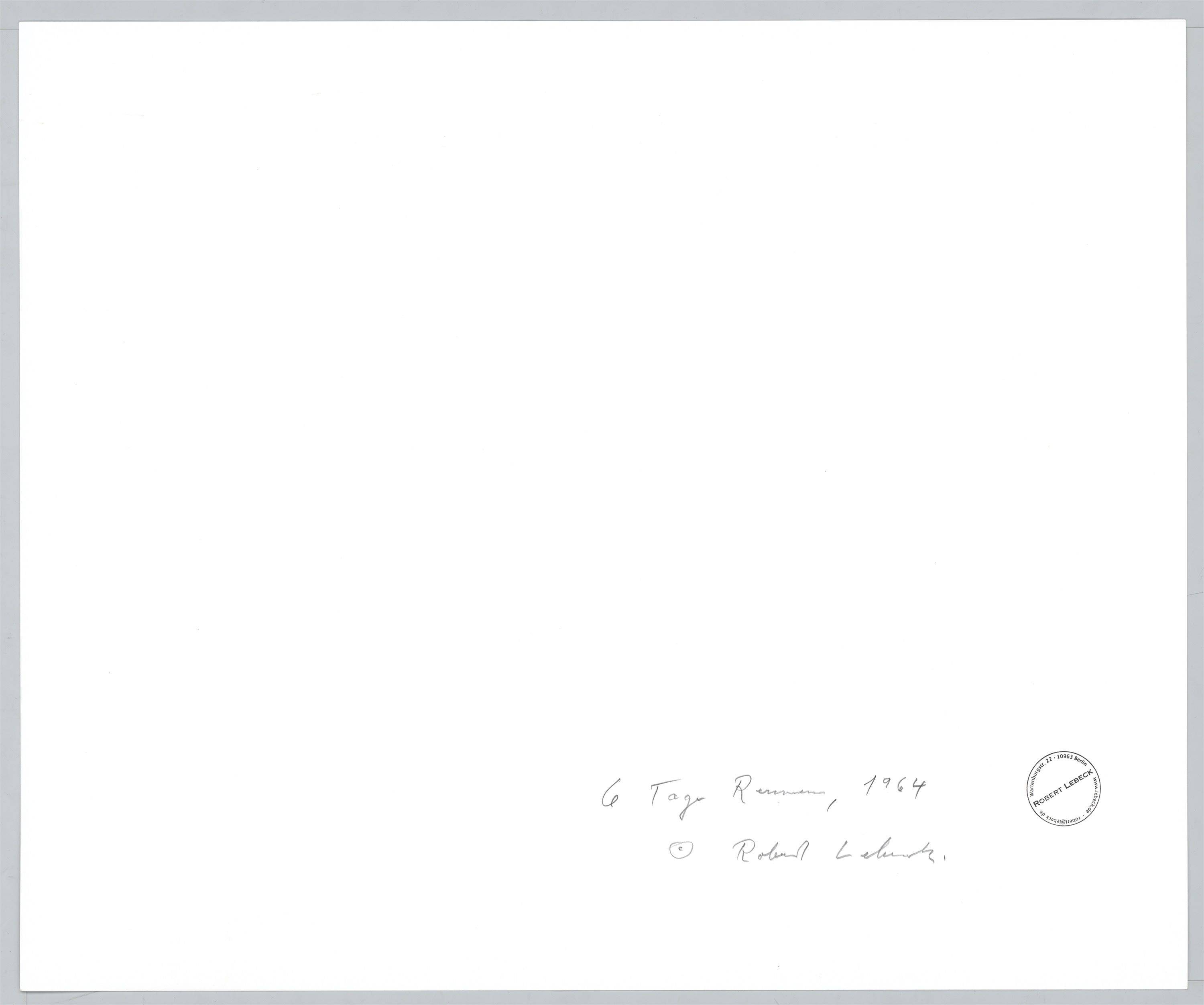 This picture shows the following artwork: Robert Lebeck. ”6 Tage Rennen”. 1964.