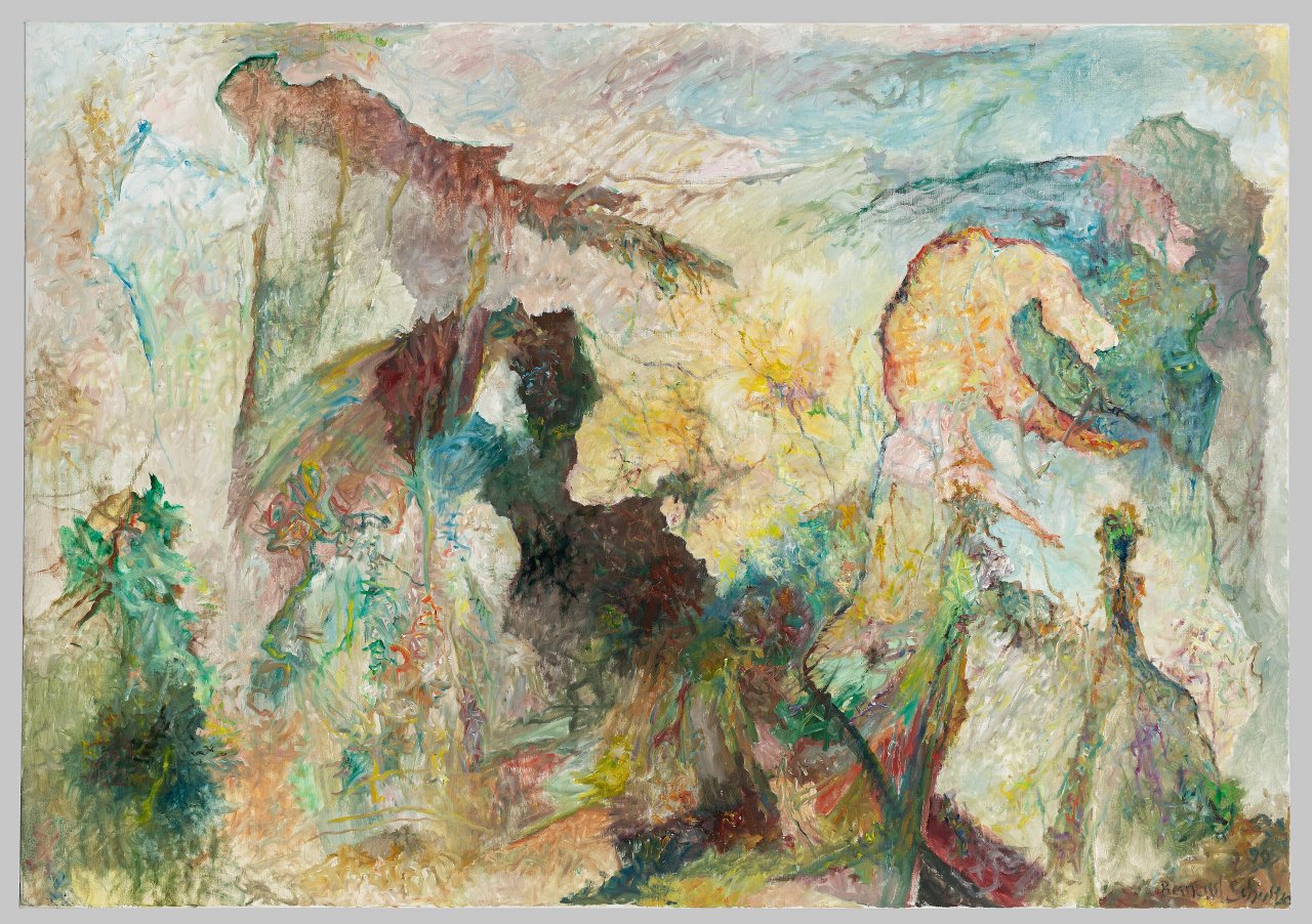 Auf diesem Bild ist das folgende Kunstwerk zu sehen: Bernard Schultze. „mit Gleichmut