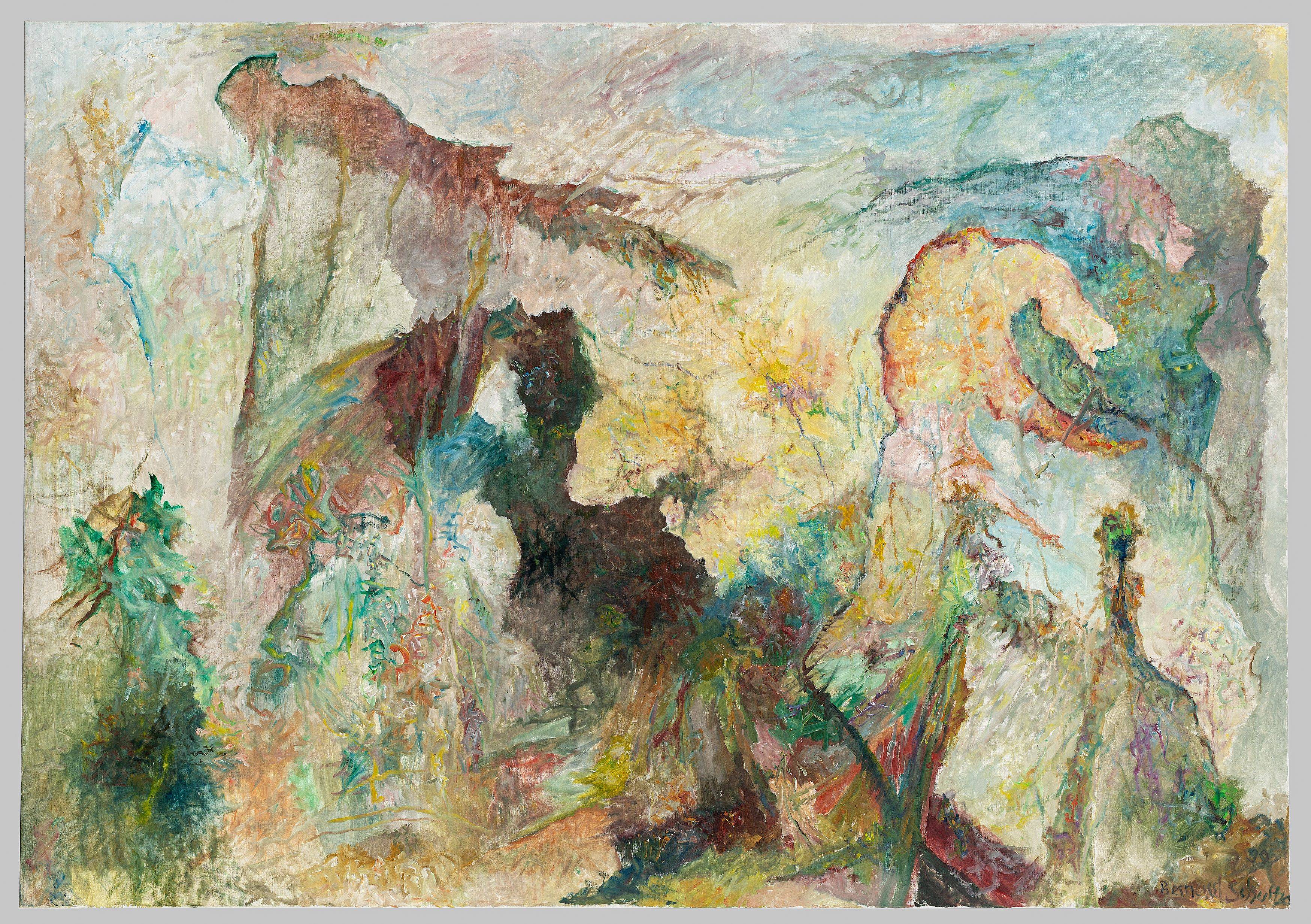 Auf diesem Bild ist das folgende Kunstwerk zu sehen: Bernard Schultze. „mit Gleichmut