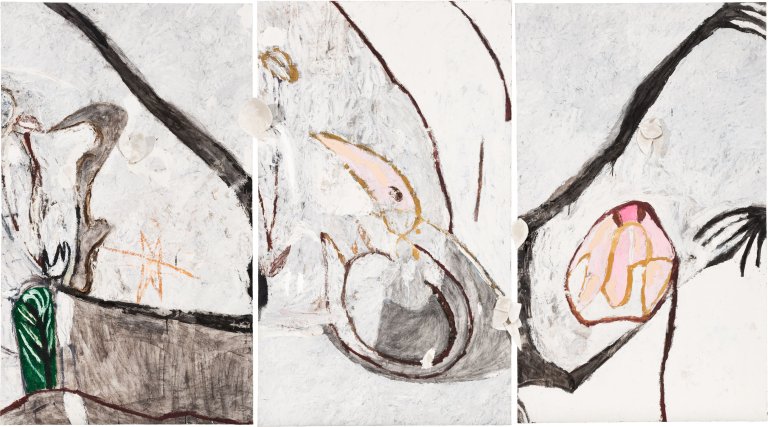 Auf diesem Bild ist das folgende Kunstwerk zu sehen: Mimmo Paladino. Ohne Titel. 1981.