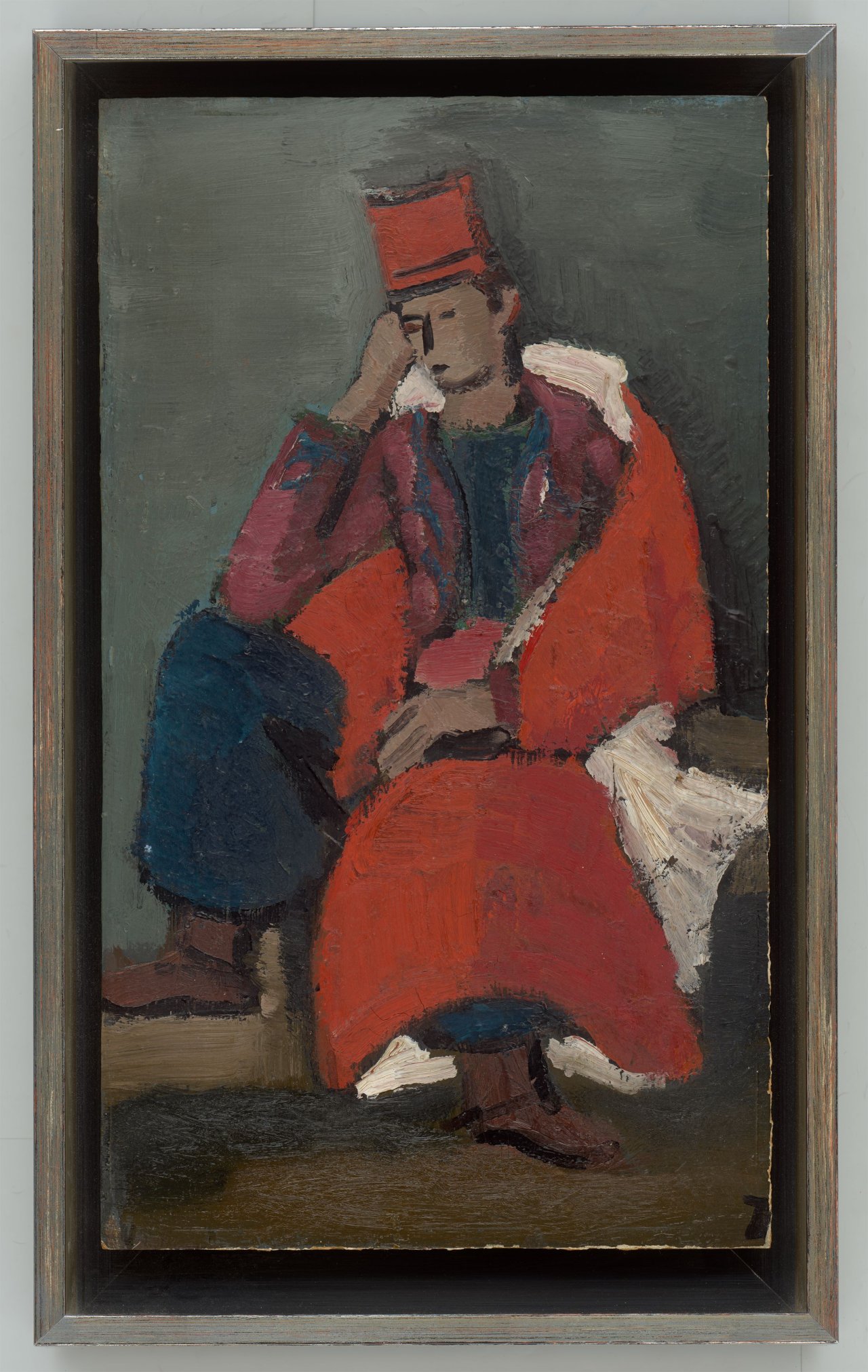 Auf diesem Bild ist das folgende Kunstwerk zu sehen: Helmut Kolle. Spahi. Um 1924/31.