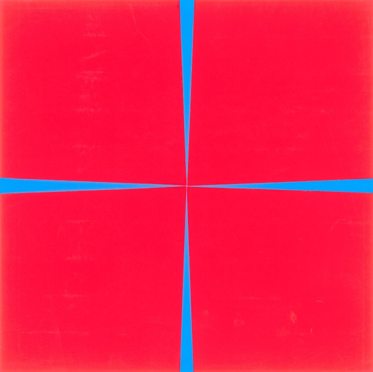 Auf diesem Bild ist das folgende Kunstwerk zu sehen: Vera Molnár. Ohne Titel. 1968.