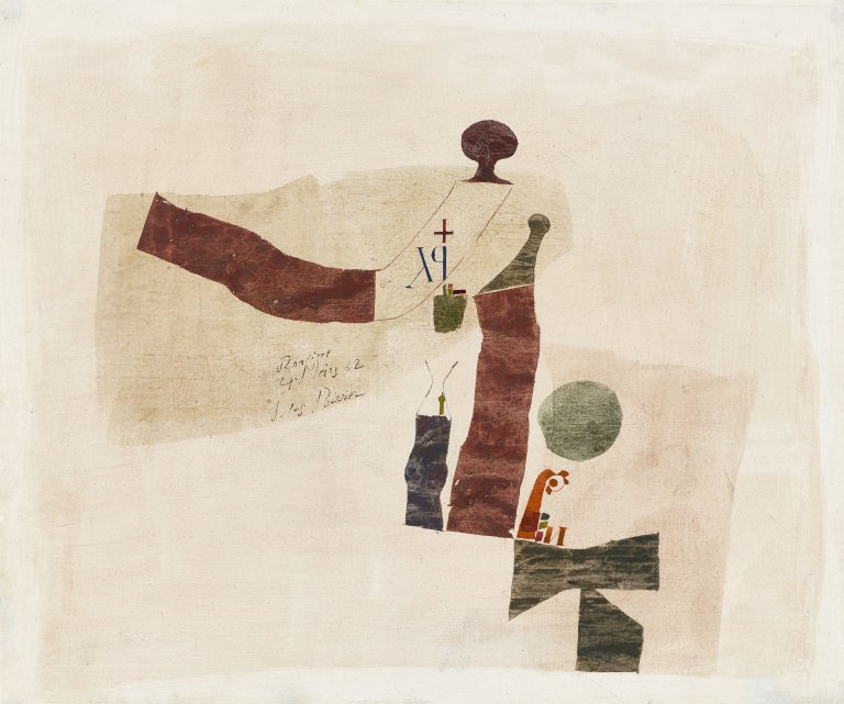 This picture shows the following artwork: Julius Bissier. ”Rondine 4 März 62”. 1962.