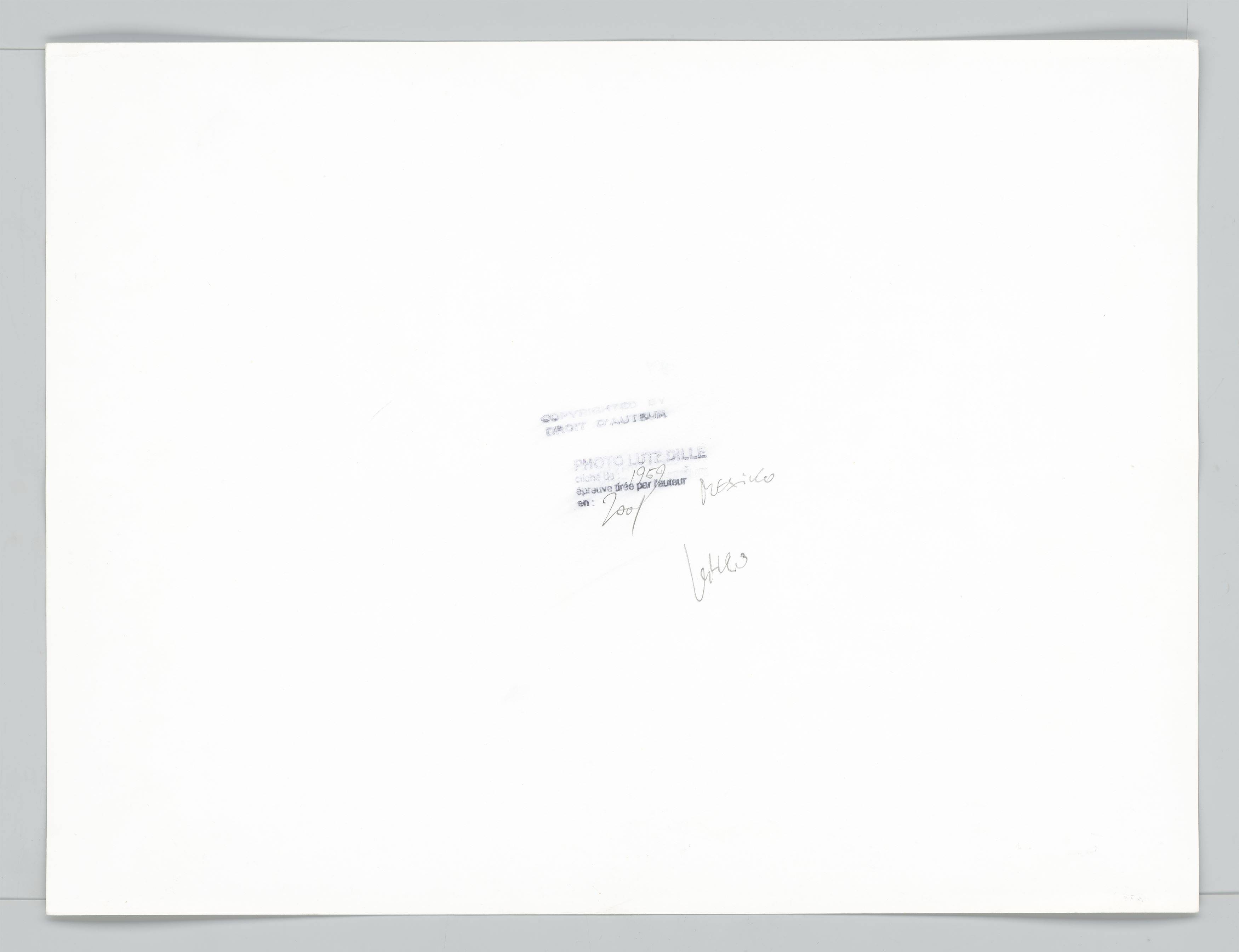This picture shows the following artwork: Lutz Dille. ”Mexiko”. 1959.