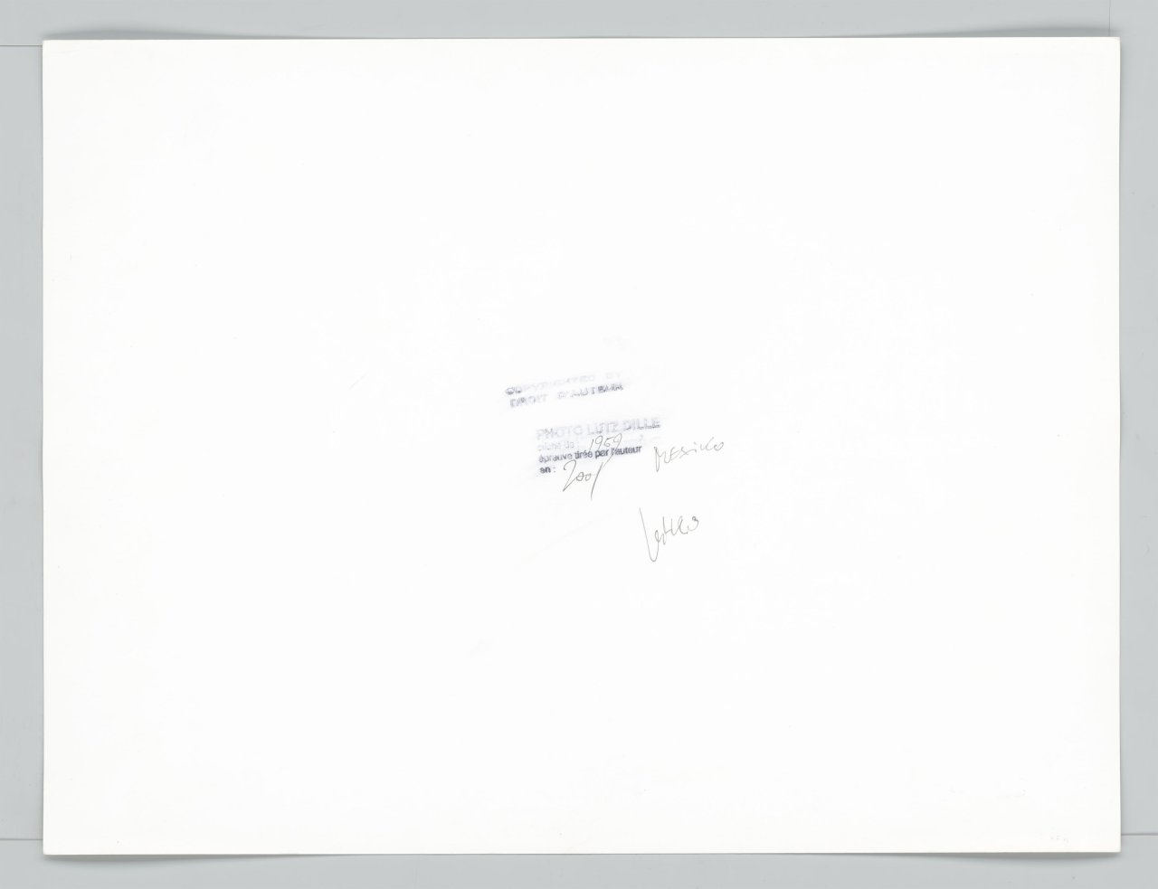 This picture shows the following artwork: Lutz Dille. ”Mexiko”. 1959.