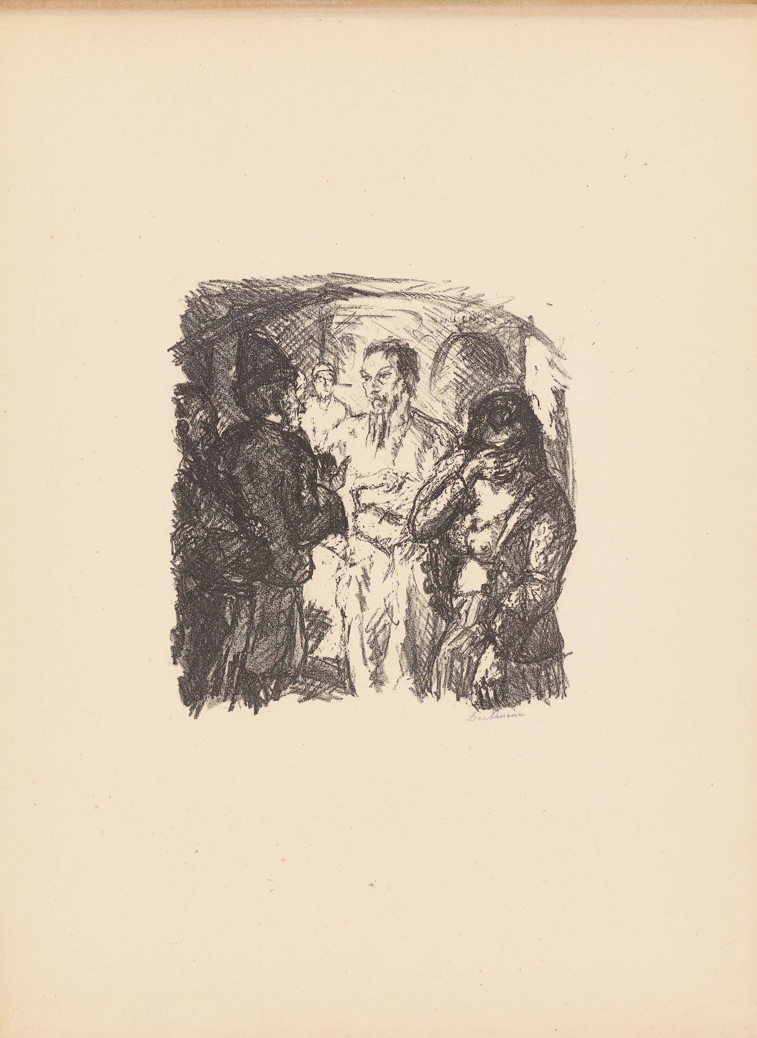 Auf diesem Bild ist das folgende Kunstwerk zu sehen: Max Beckmann. „Sechs Lithographien zum Neuen Testament“. 1911/17.