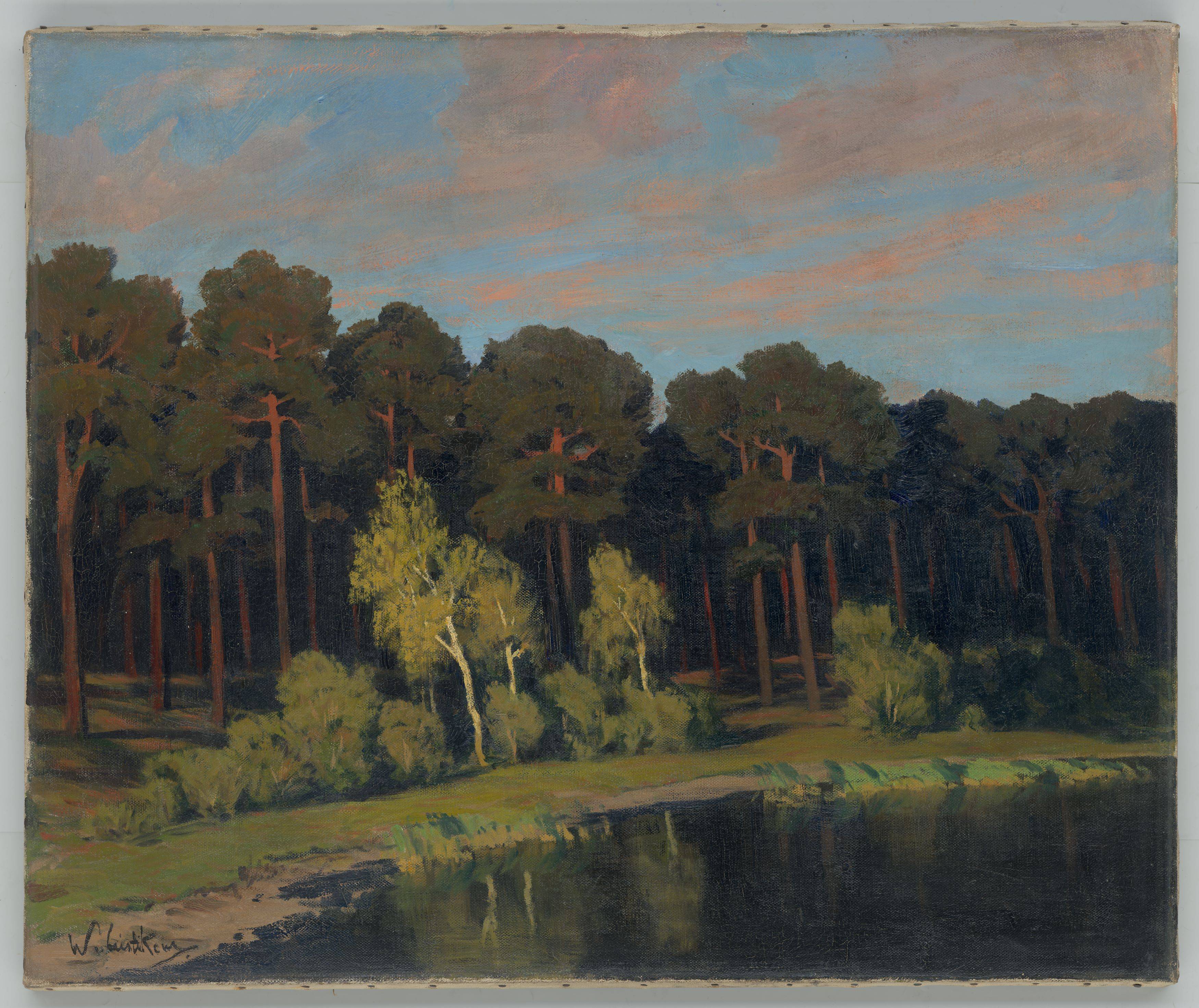 This picture shows the following artwork: Walter Leistikow. Märkischer See. Circa 1909.