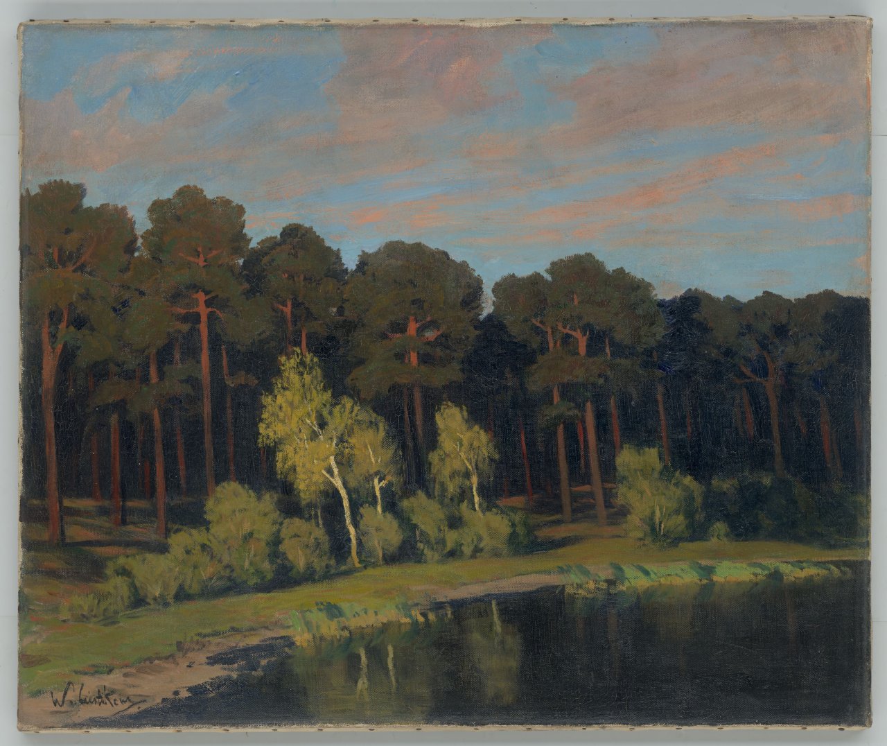 This picture shows the following artwork: Walter Leistikow. Märkischer See. Circa 1909.
