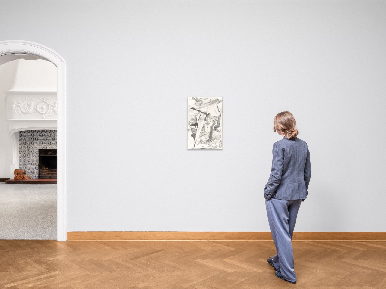 Auf diesem Bild ist das folgende Kunstwerk zu sehen: Bernard Schultze. Ohne Titel. 1982.