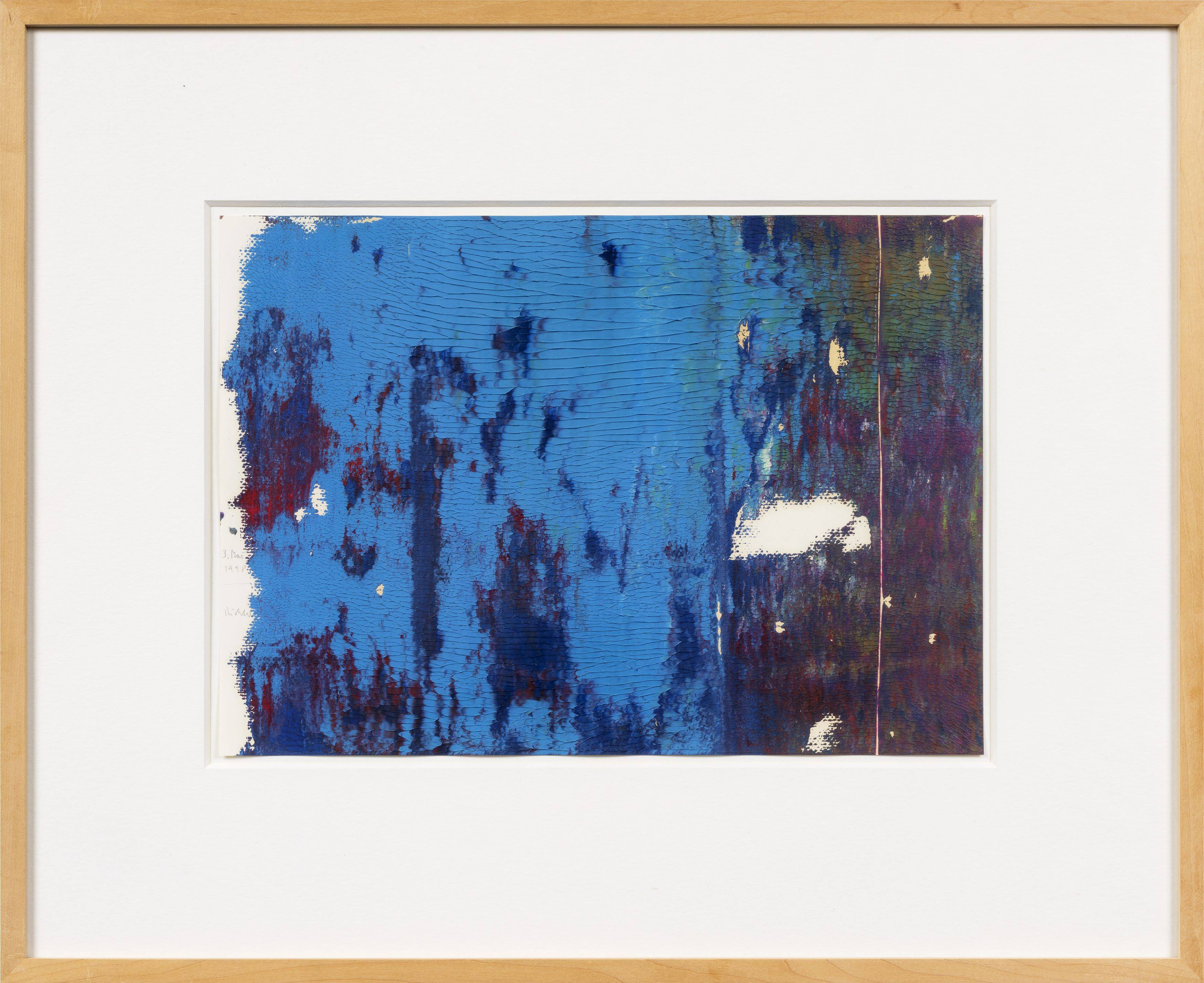 Auf diesem Bild ist das folgende Kunstwerk zu sehen: Gerhard Richter. „3. Mai 1998“. 1998.